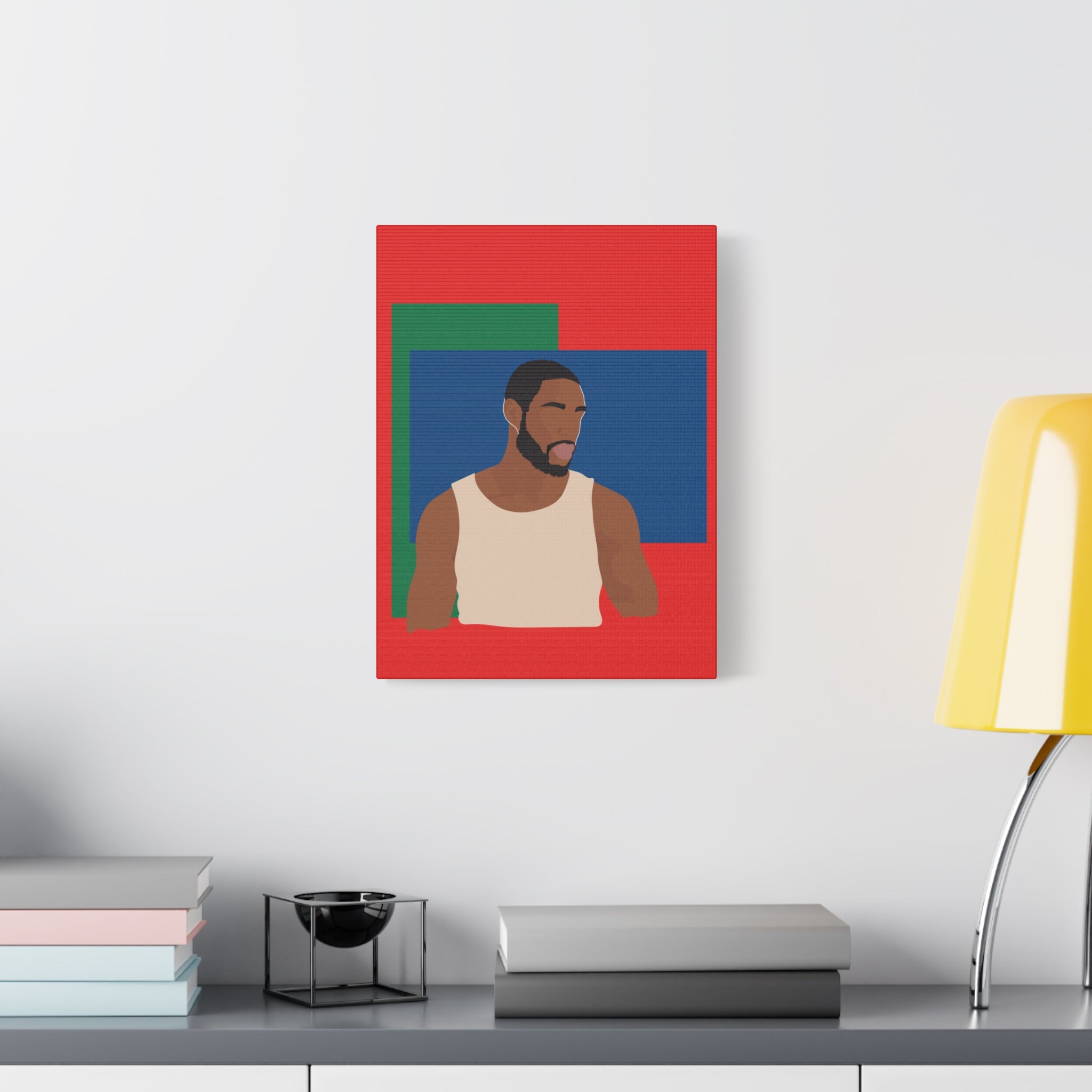 Modern Minimalist Bold Color Block -  Canvas Art