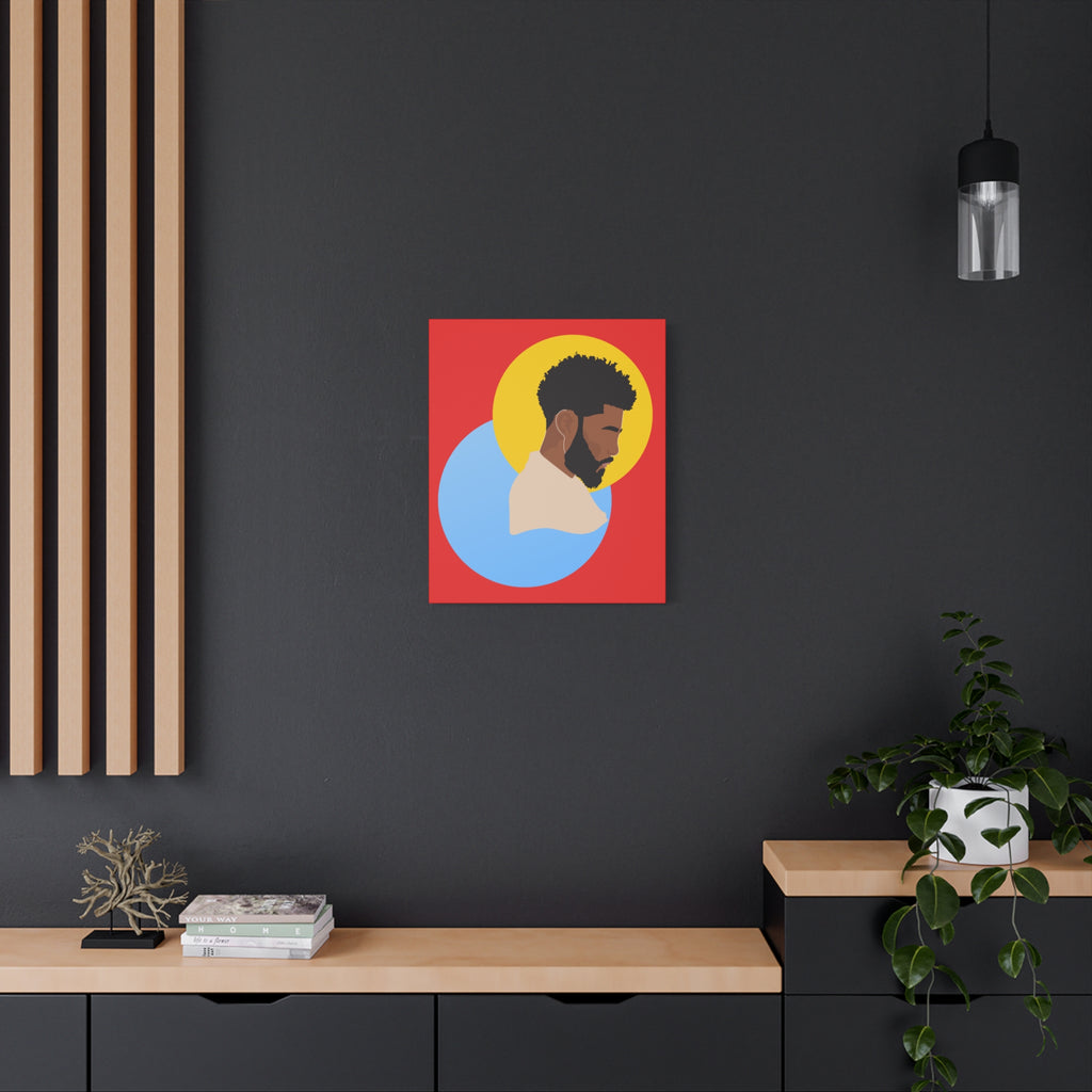Male Silhouette — Canvas Art