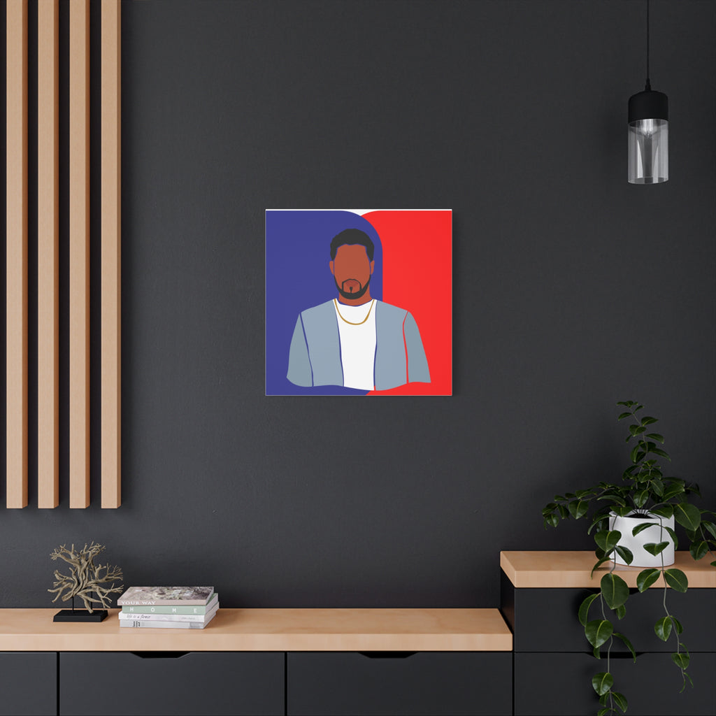 Abstract Male Figure - Canvas Art