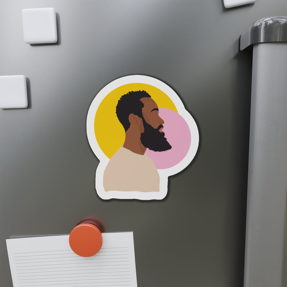 Bearded Profile – Magnet