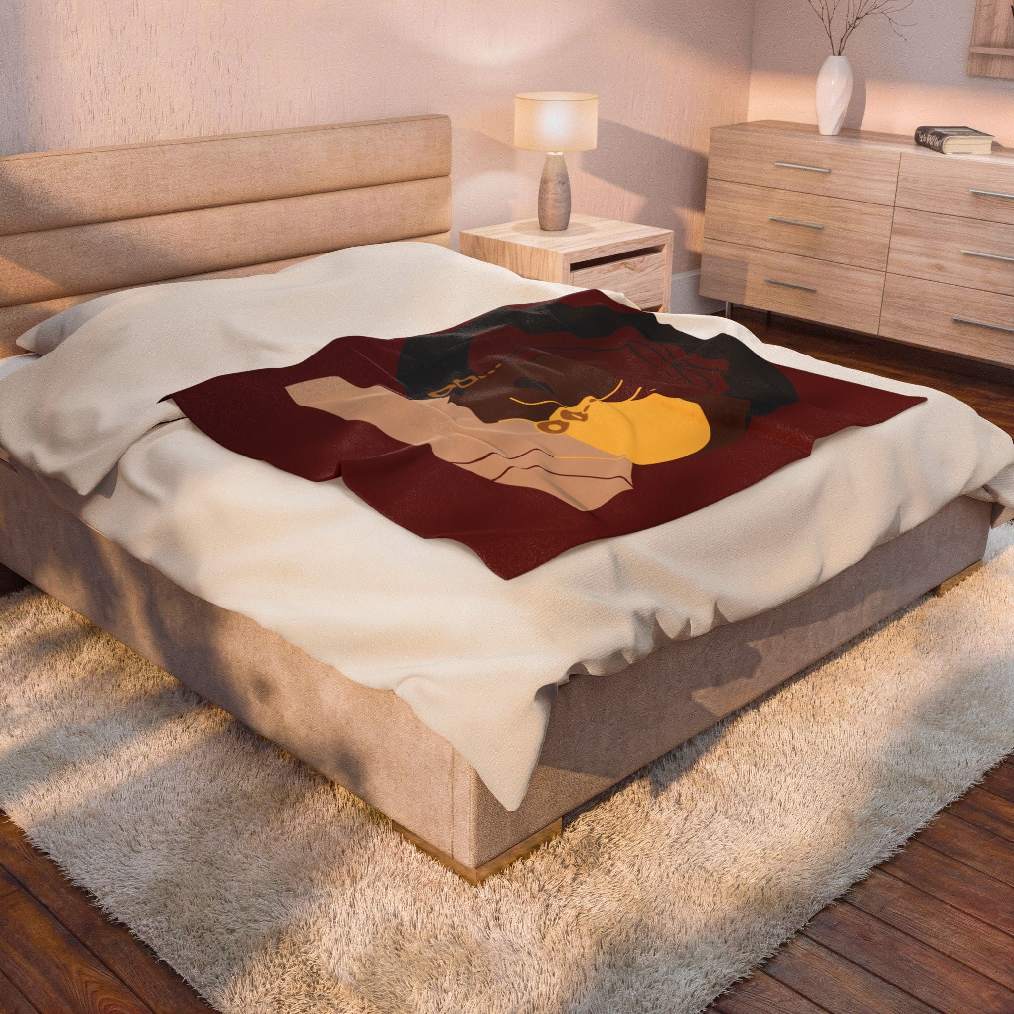 Elegant Afrocentric Woman - Blanket
