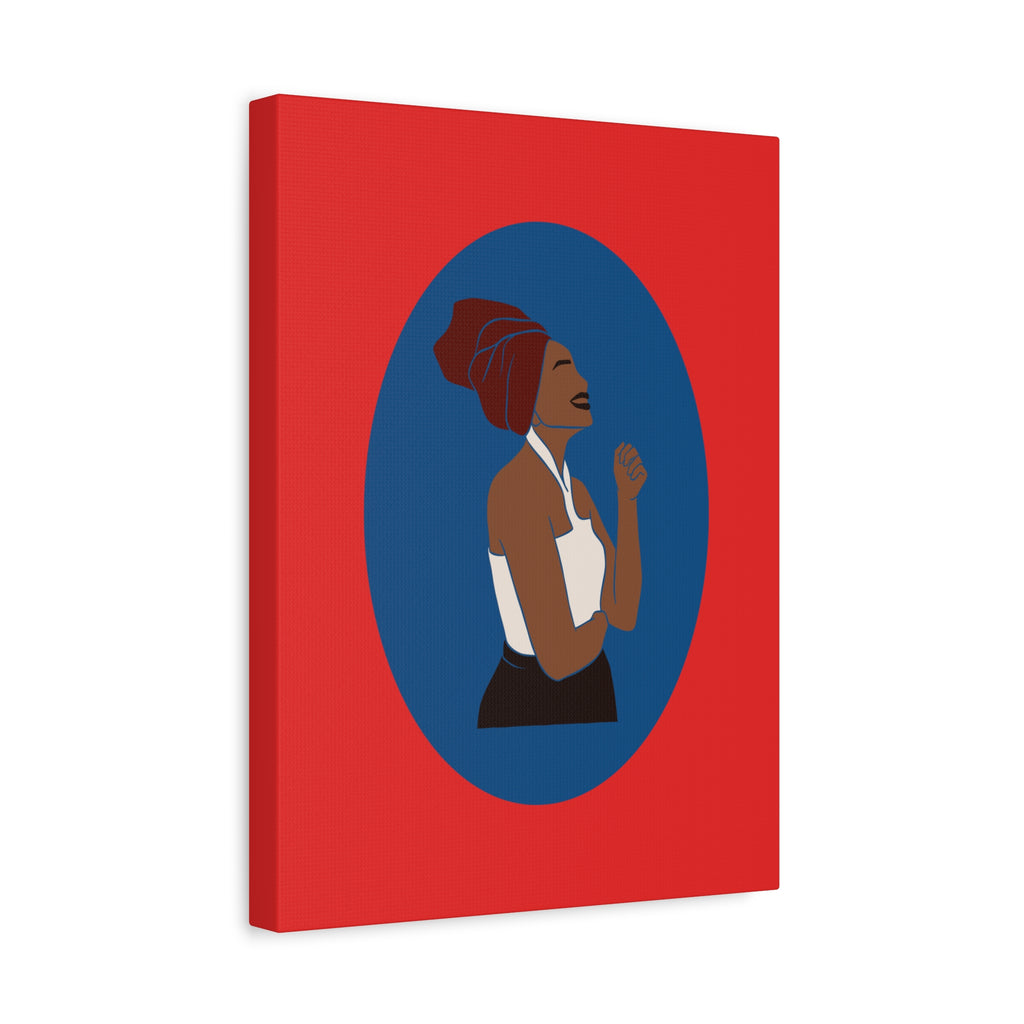 Joyful Woman — Canvas Art