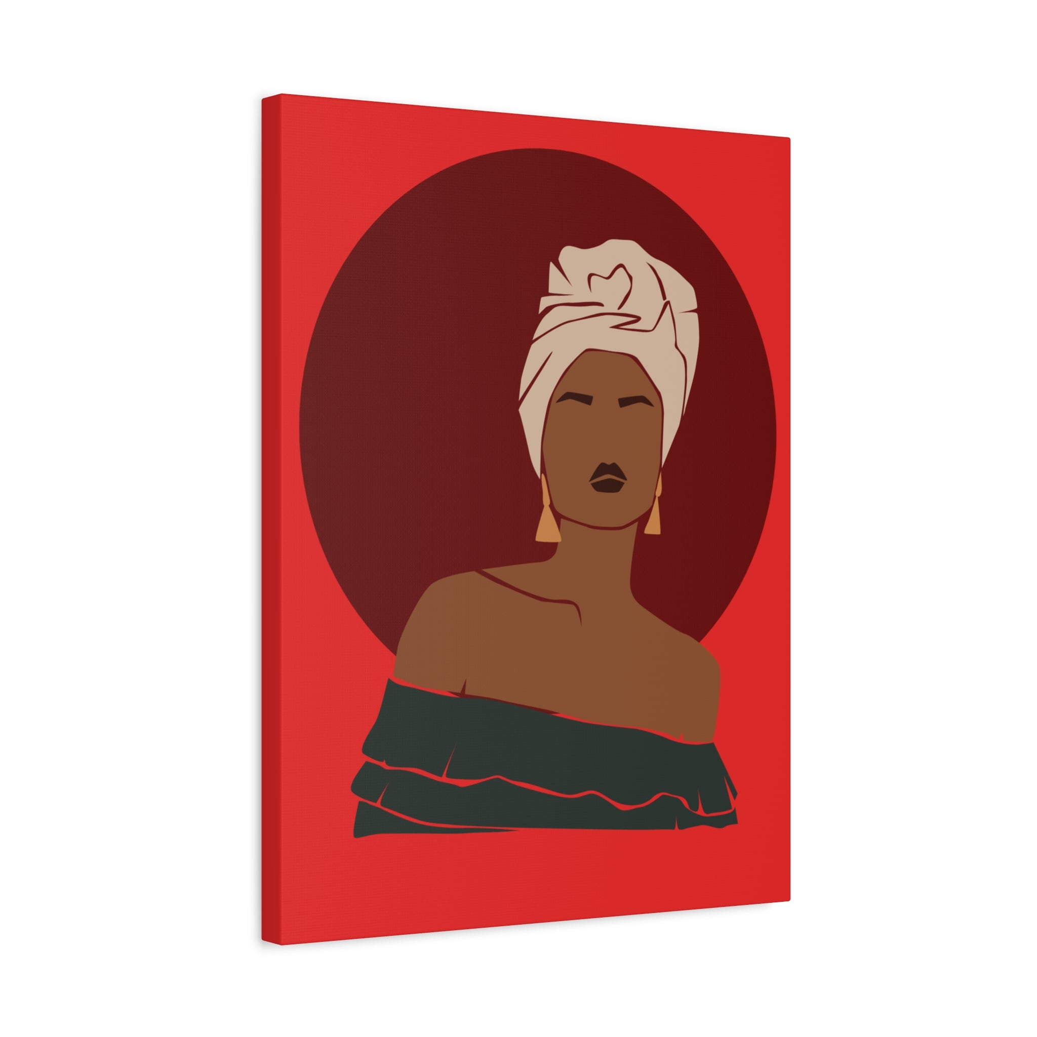 Afrocentric Woman - Canvas Art