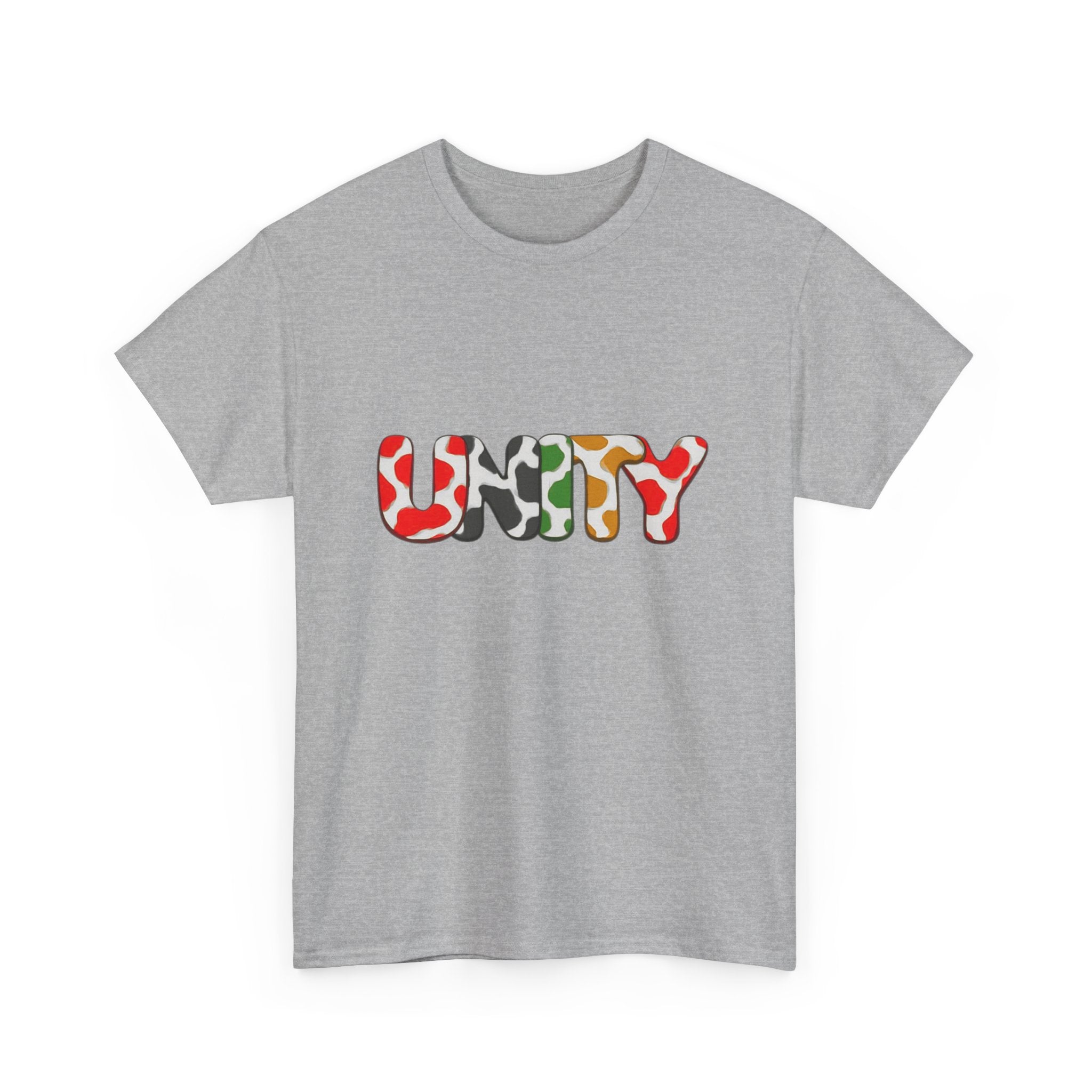 Unity  Colorful Camouflage –Empowerment Tee Shirt