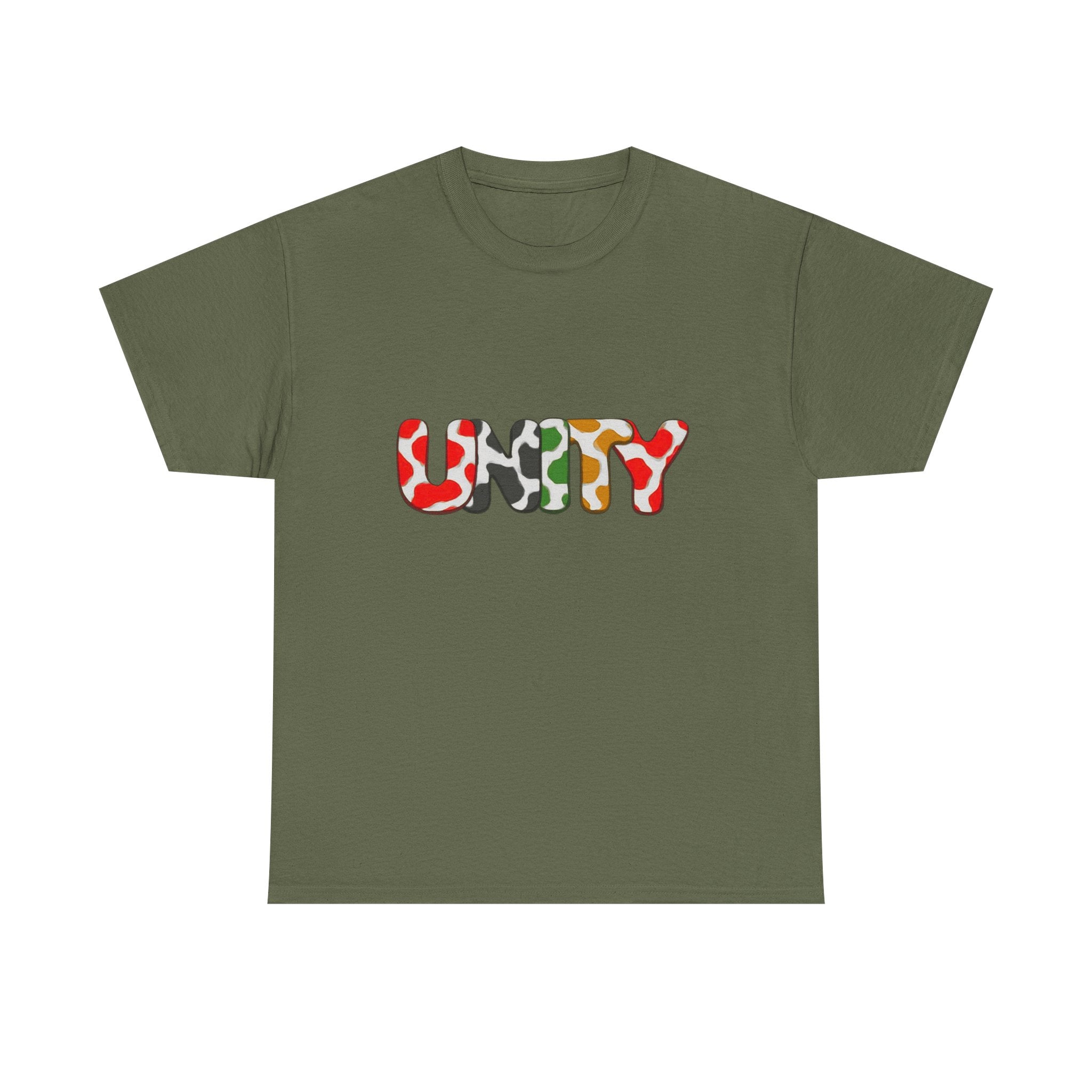 Unity  Colorful Camouflage –Empowerment Tee Shirt