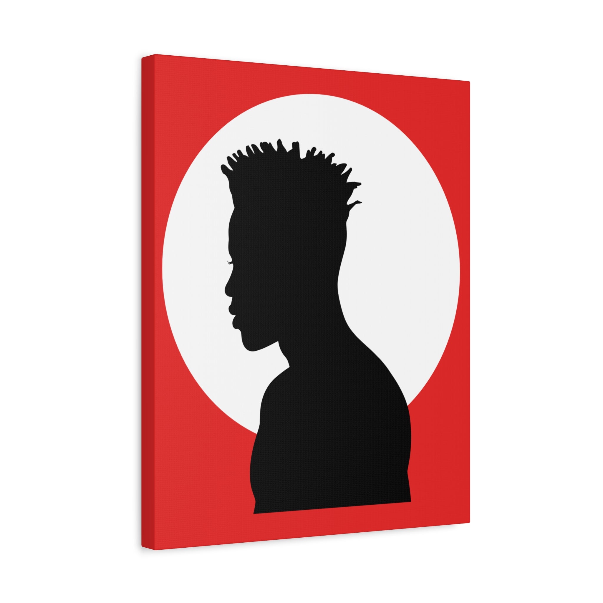 Male Silhouette — Canvas Art