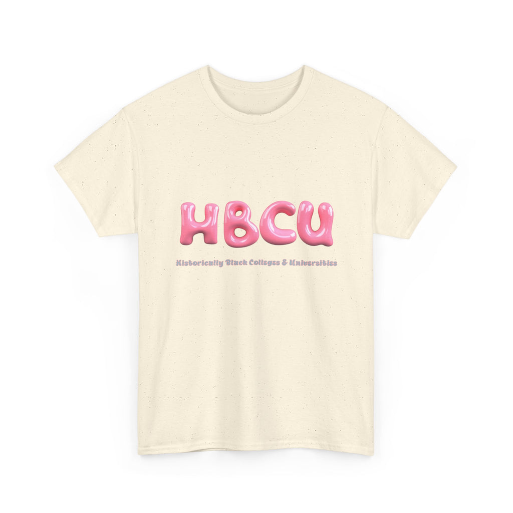 HBCU Pink Bubble Letter - Empowerment Tee Shirt