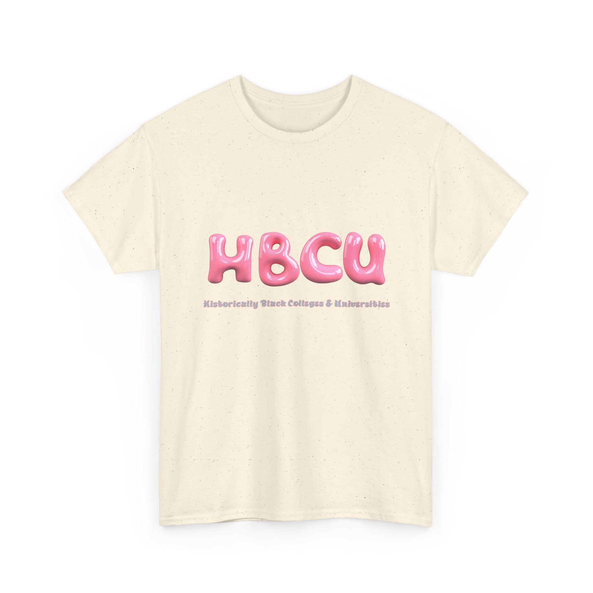 HBCU Pink Bubble Letter - Empowerment Tee Shirt