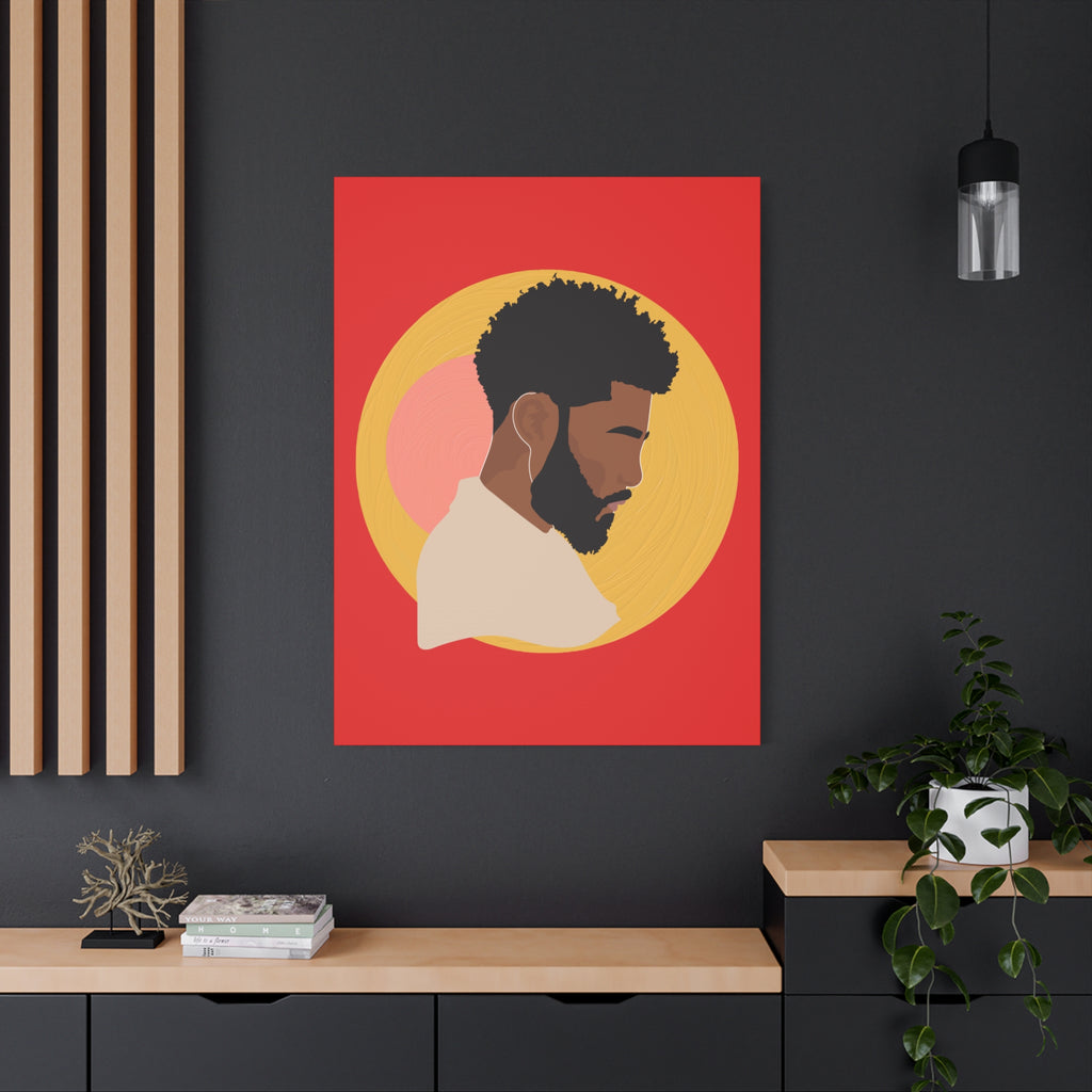 Afrocentric Male — Canvas Art