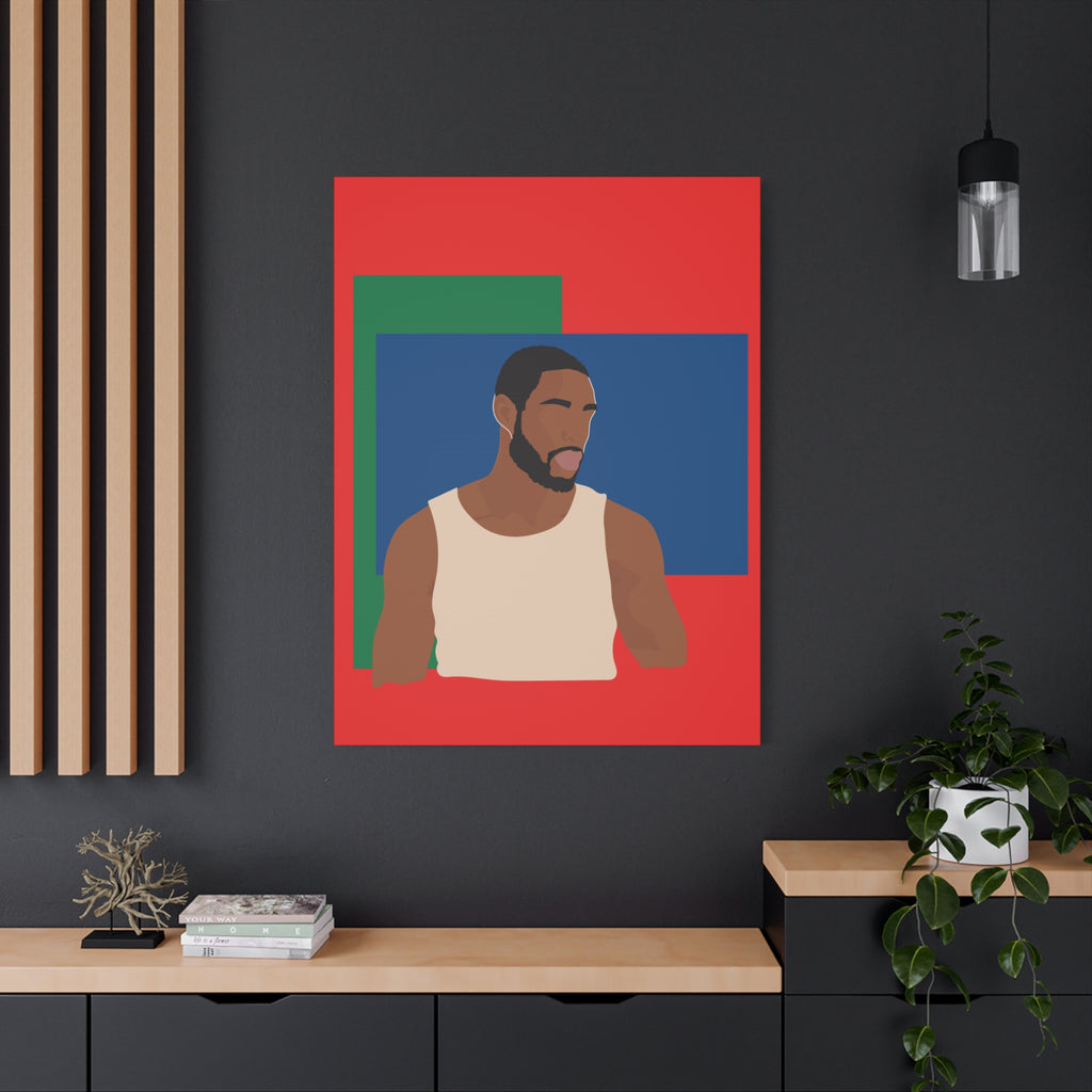Modern Minimalist Bold Color Block -  Canvas Art