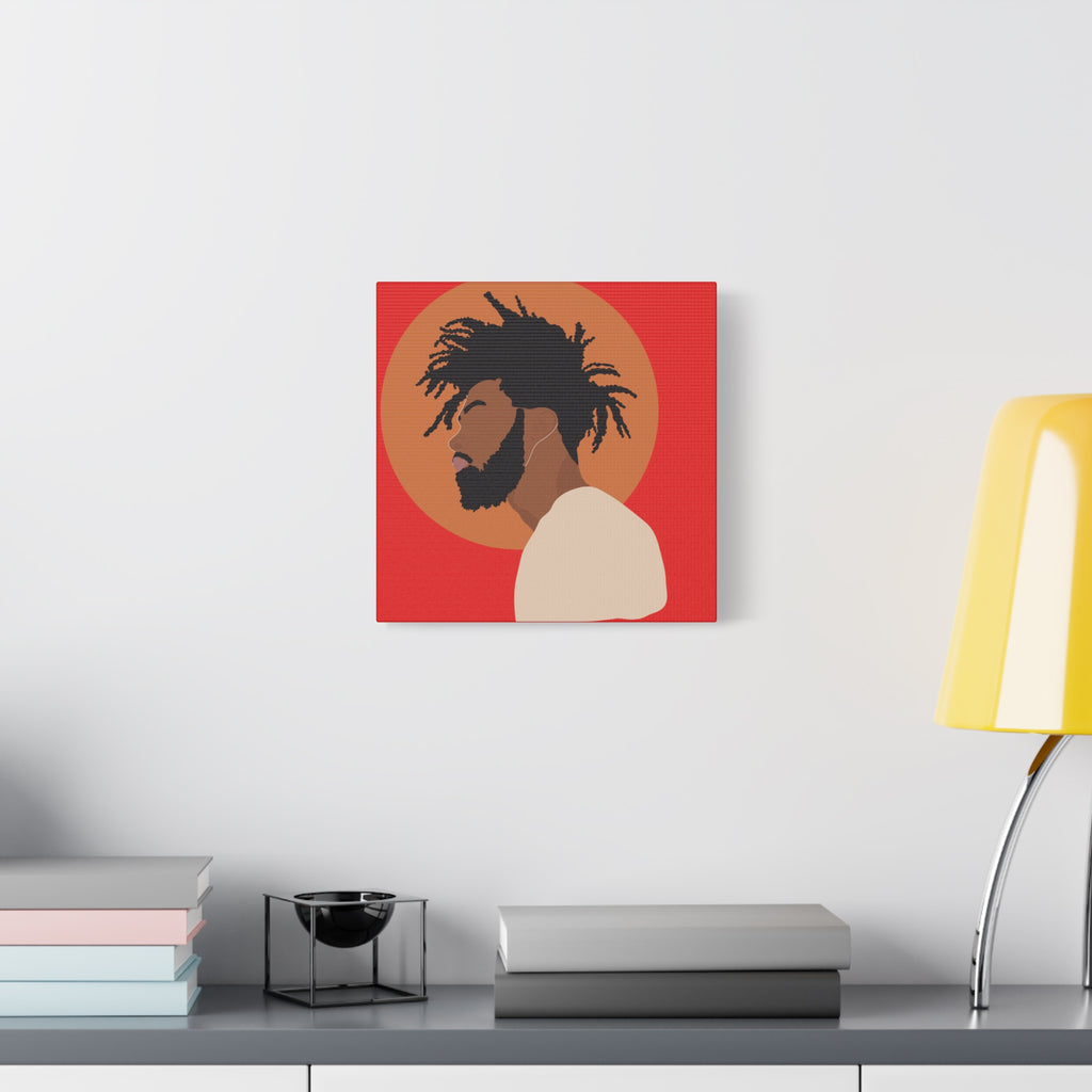Male with Brown Sun — Canvas Art