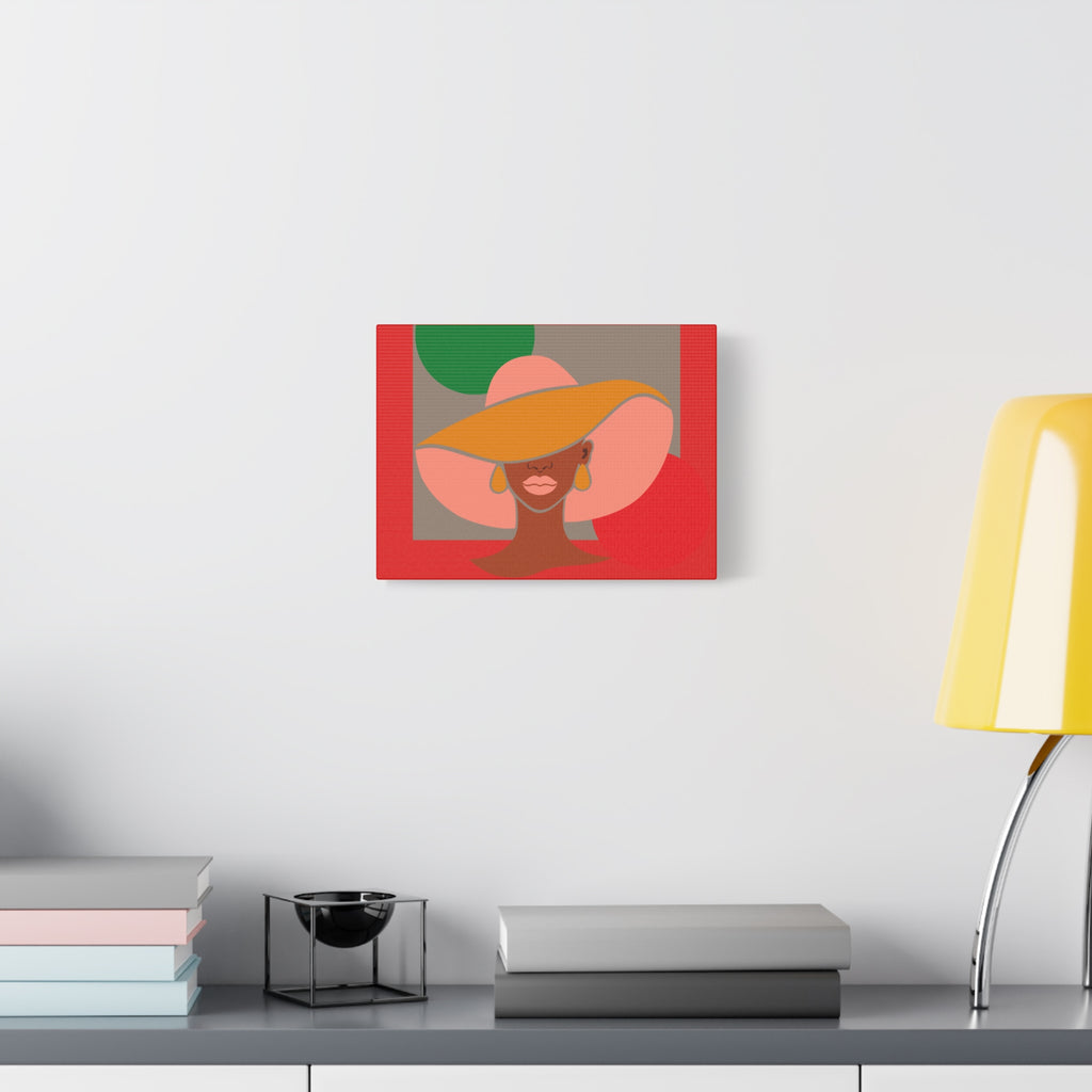 Hat Woman — Canvas Art
