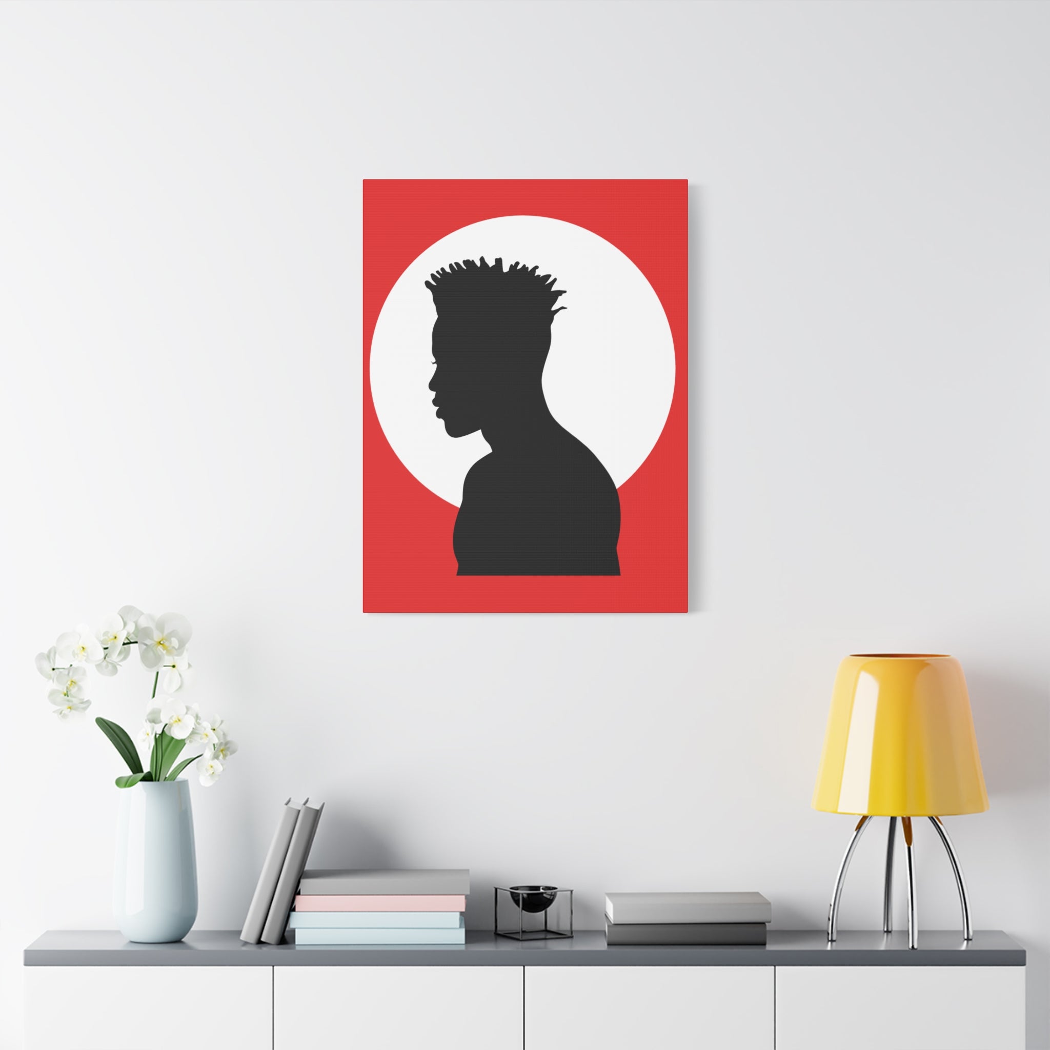 Male Silhouette — Canvas Art