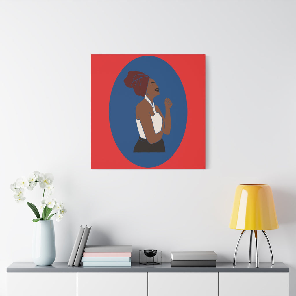 Joyful Woman — Canvas Art
