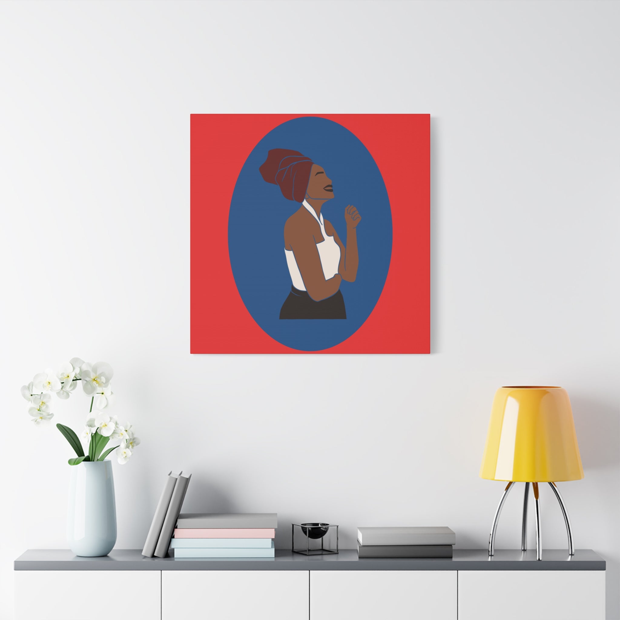 Joyful Woman — Canvas Art