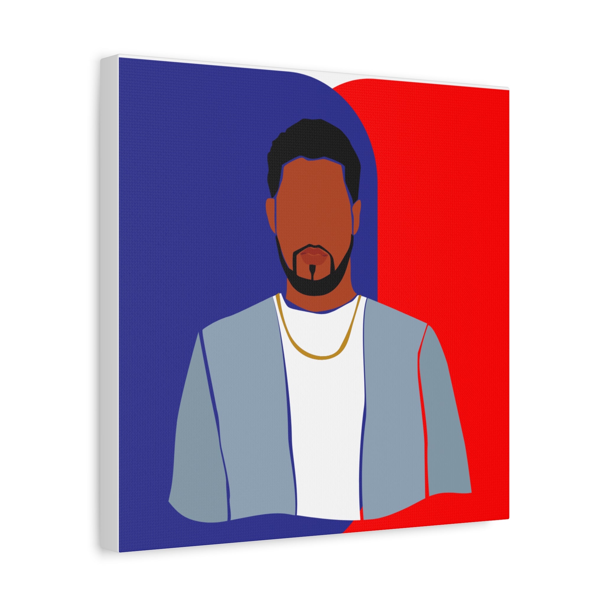 Abstract Male Figure - Canvas Art