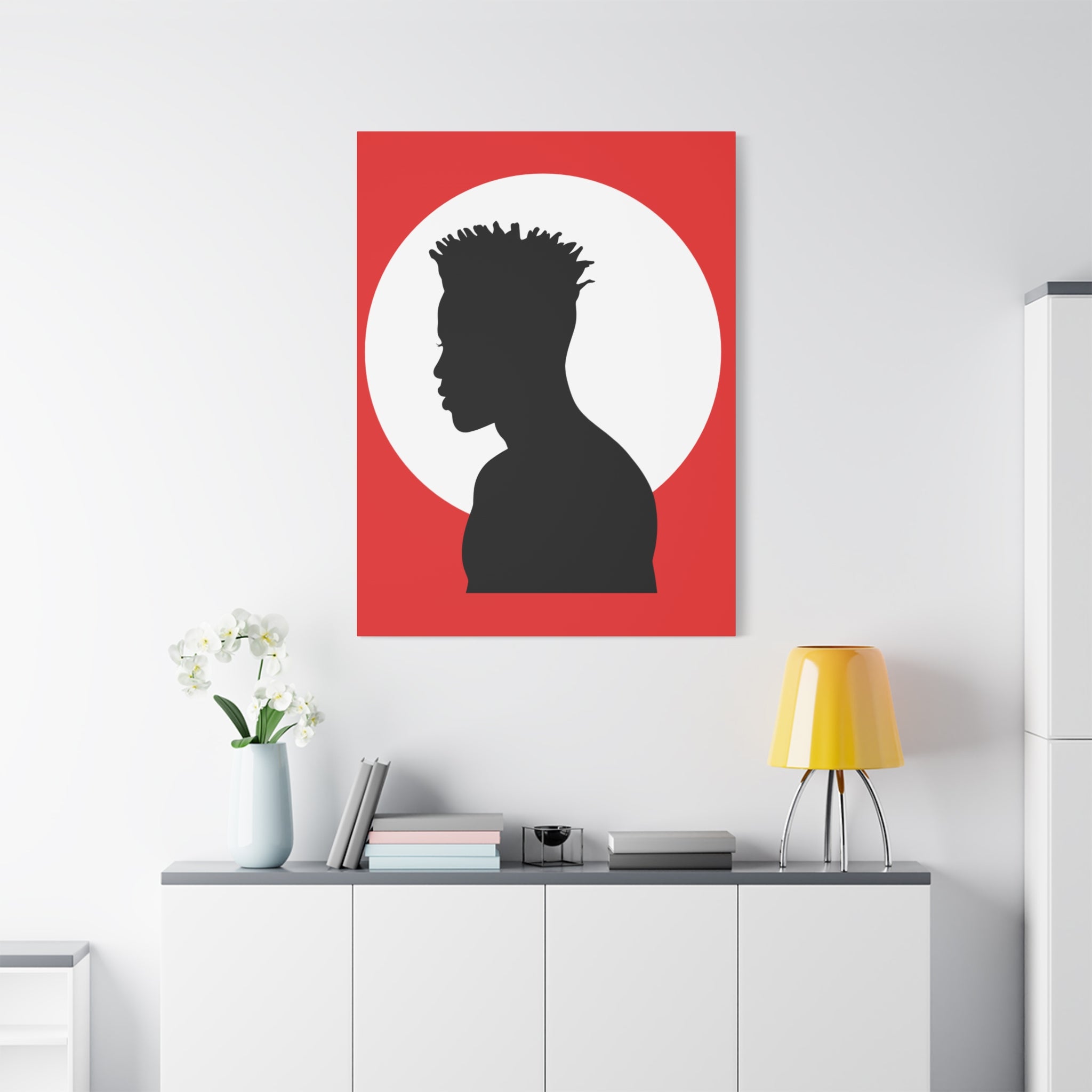 Male Silhouette — Canvas Art