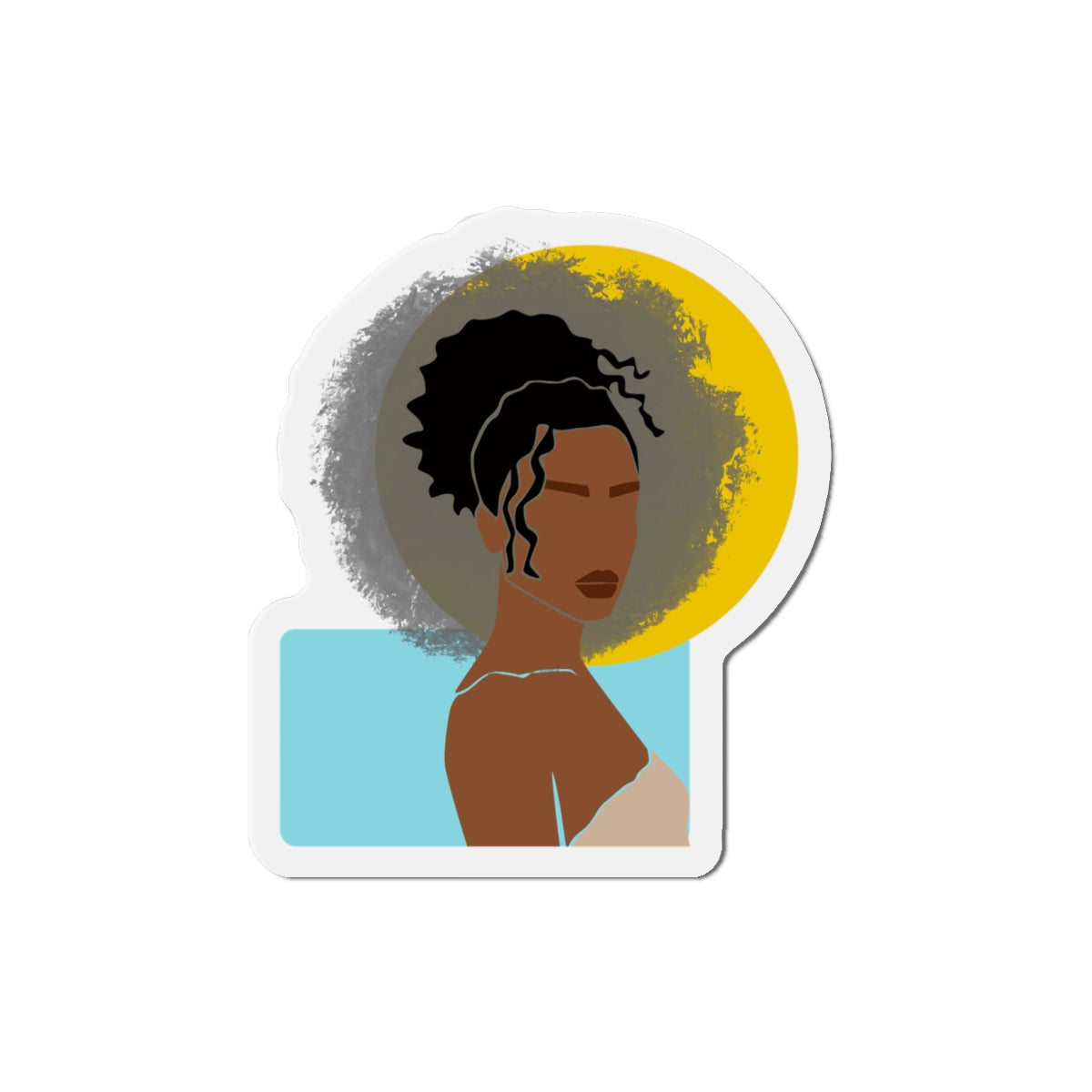 Stylish Black Girl  — Magnet