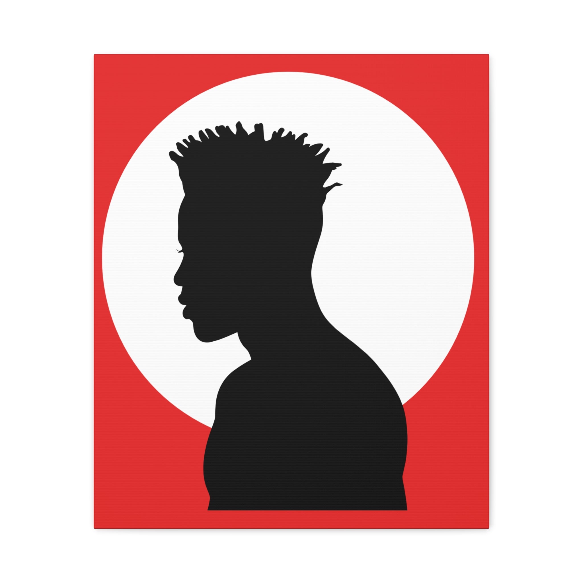 Male Silhouette — Canvas Art