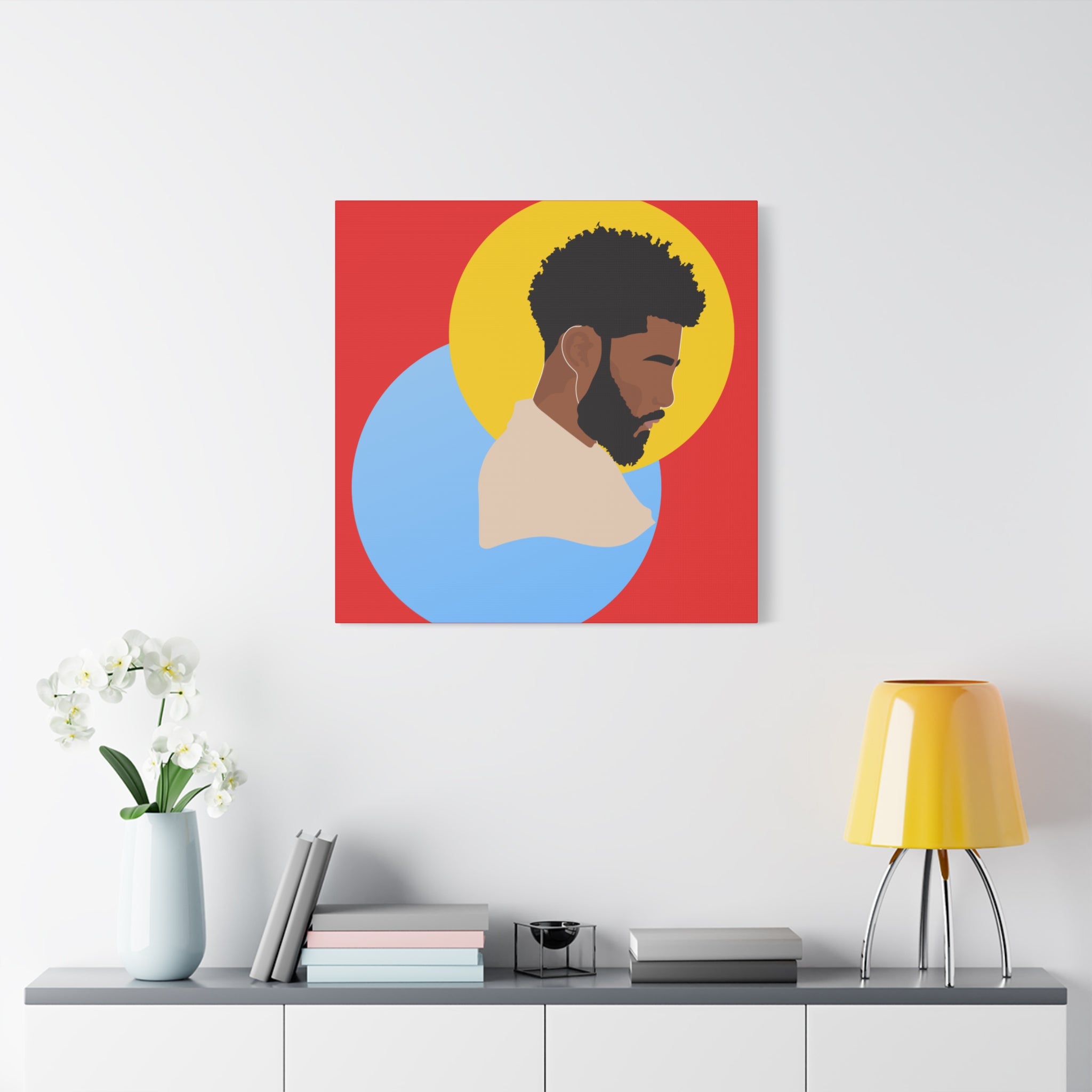 Male Silhouette — Canvas Art