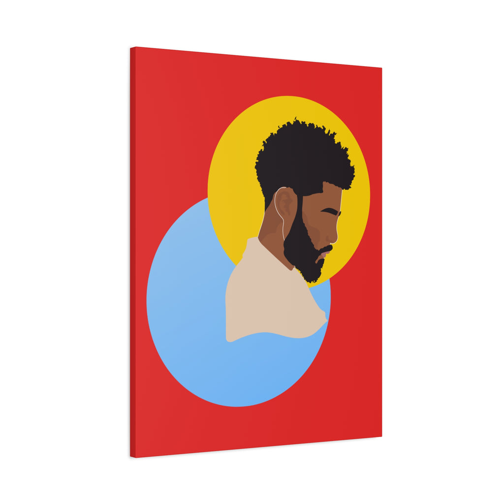 Male Silhouette — Canvas Art