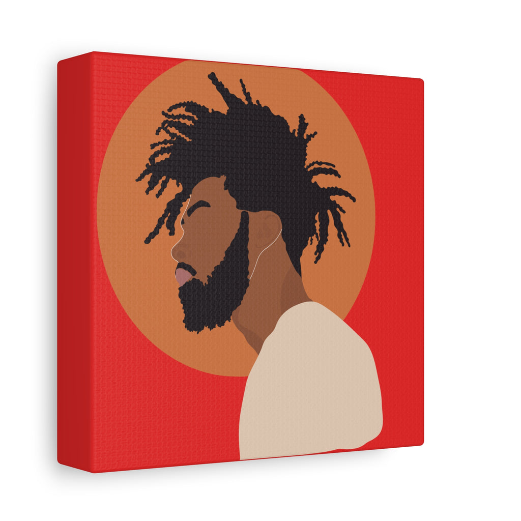 Male with Brown Sun — Canvas Art