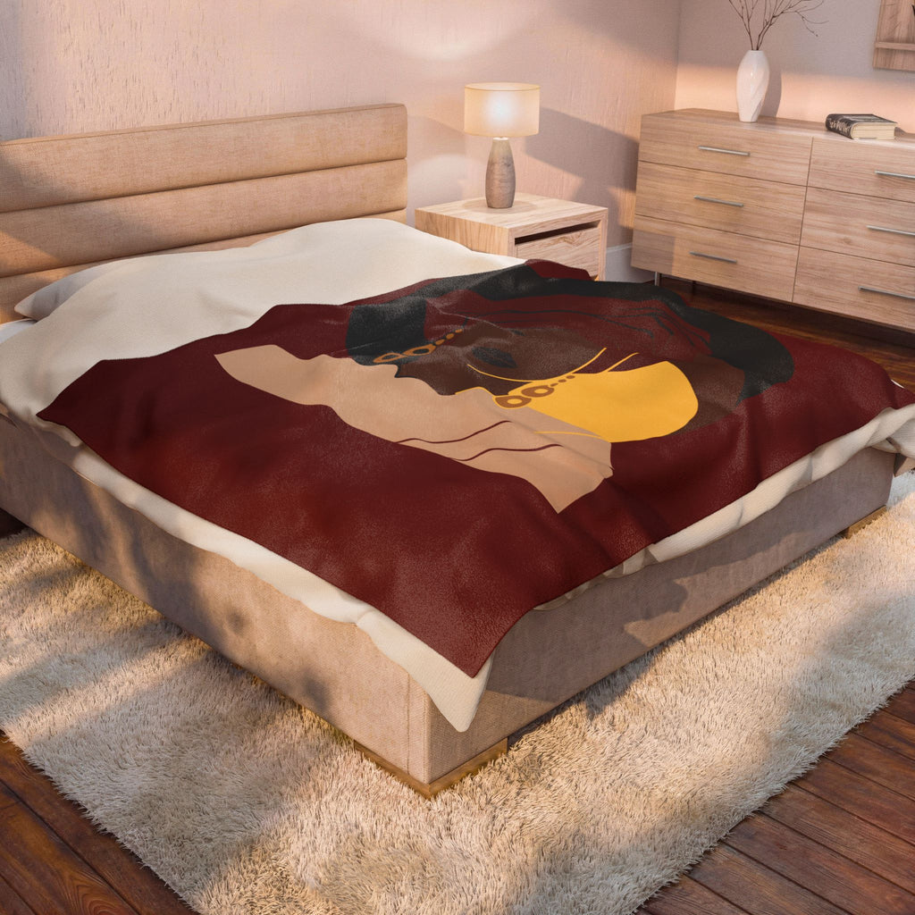 Elegant Afrocentric Woman - Blanket