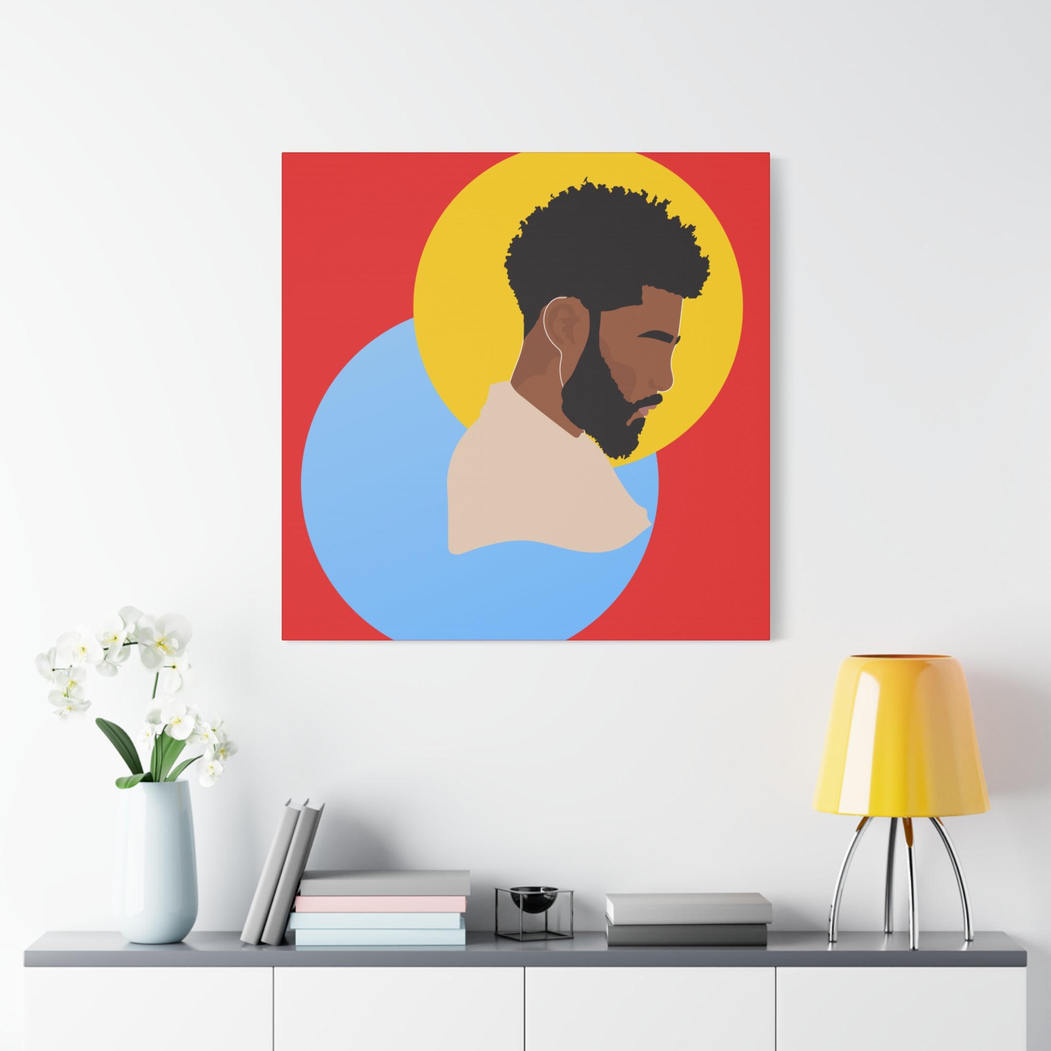 Male Silhouette — Canvas Art