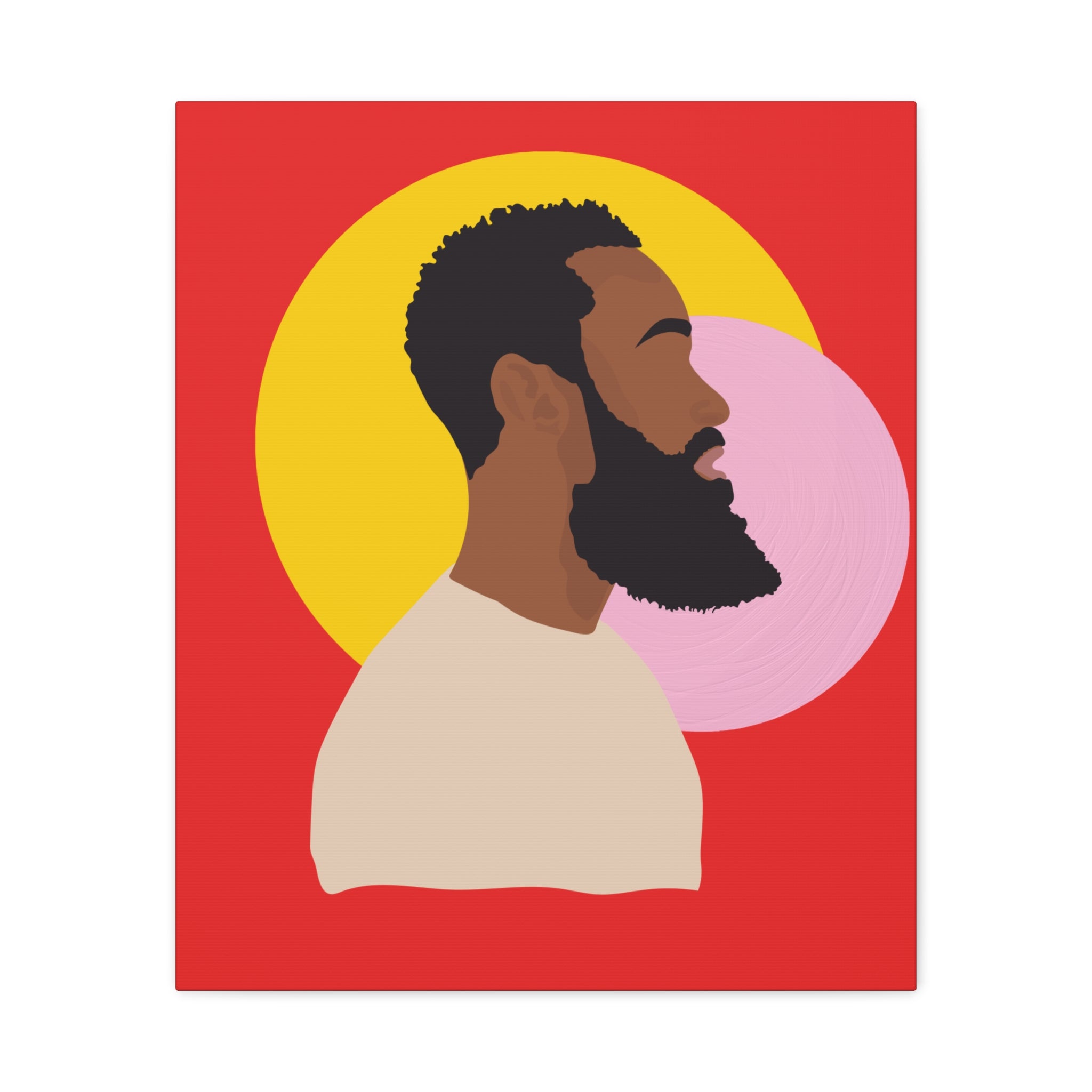 Bearded Man - Canvas Art
