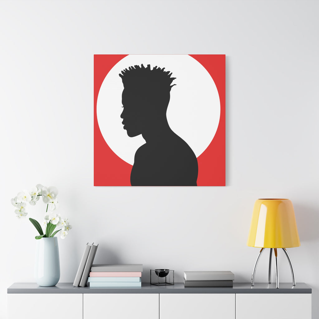 Male Silhouette — Canvas Art