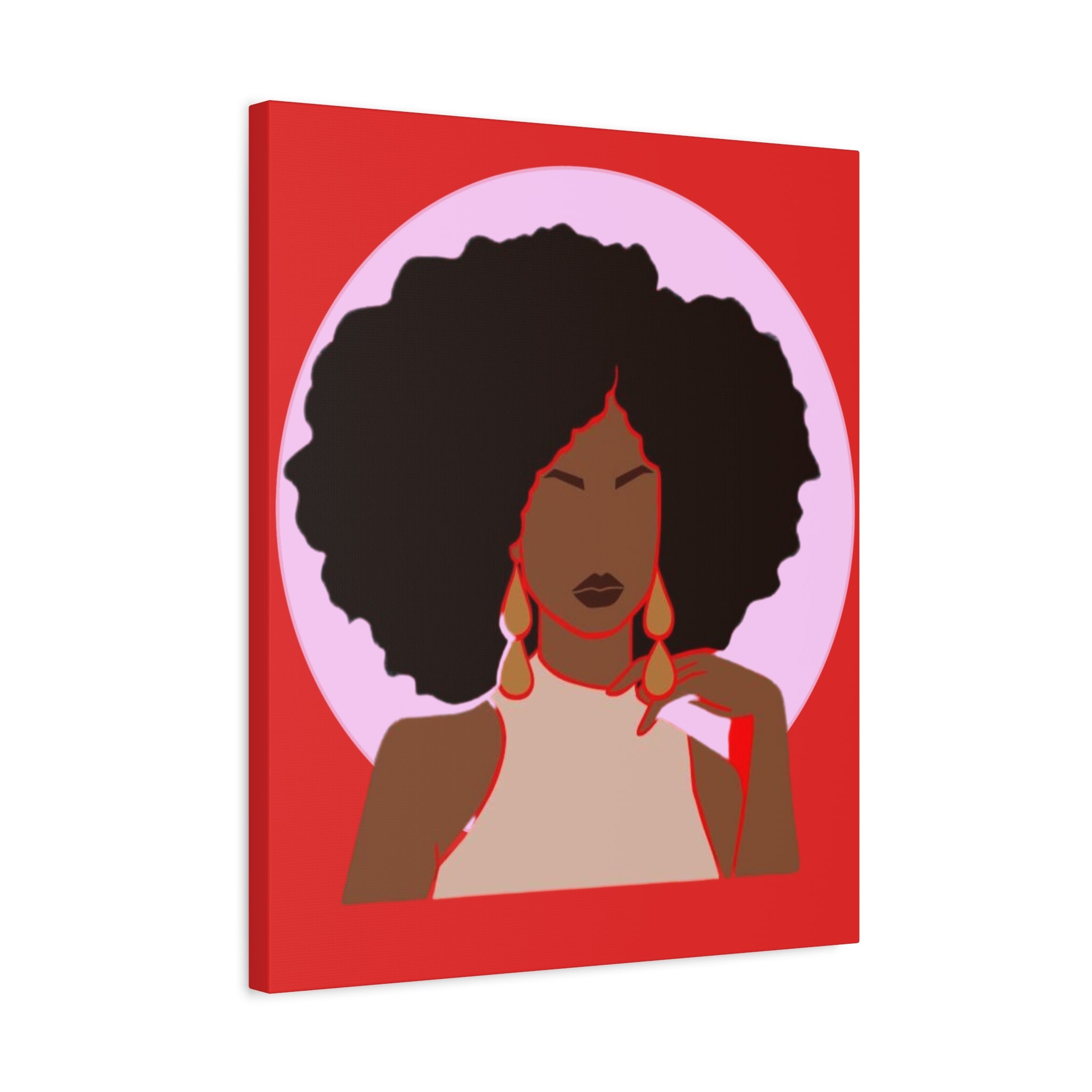 Afro Woman — Art Canvas