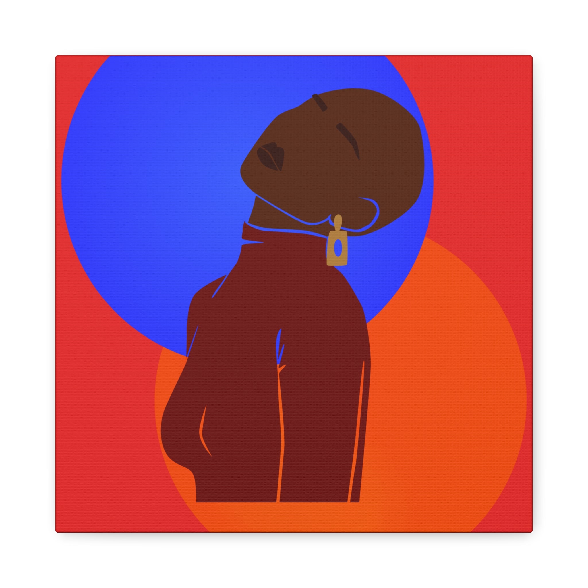 Bold Abstract Woman — Canvas Art
