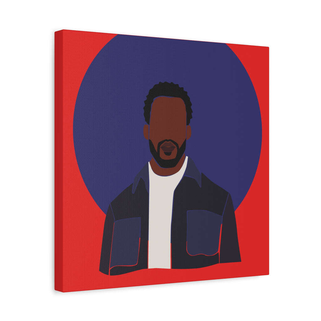 Minimalist Male Abstract — Canvas Art