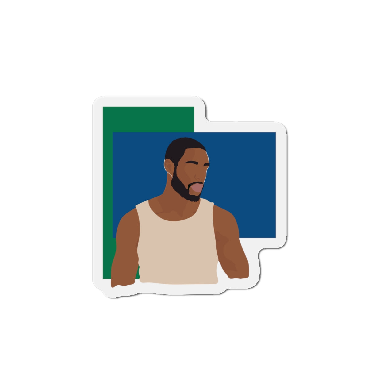 Modern Portrait — Magnet
