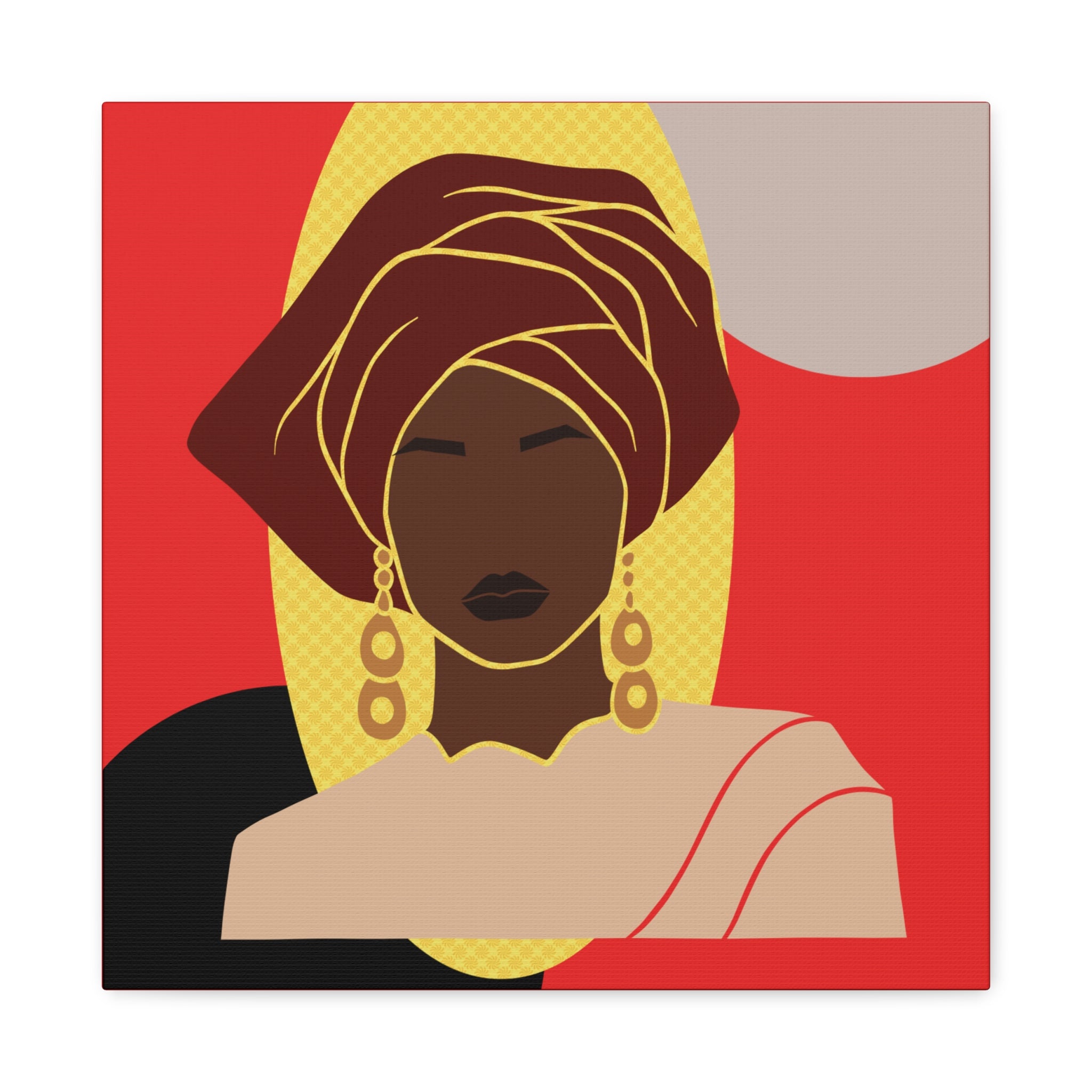 African Lady — Canvas Art