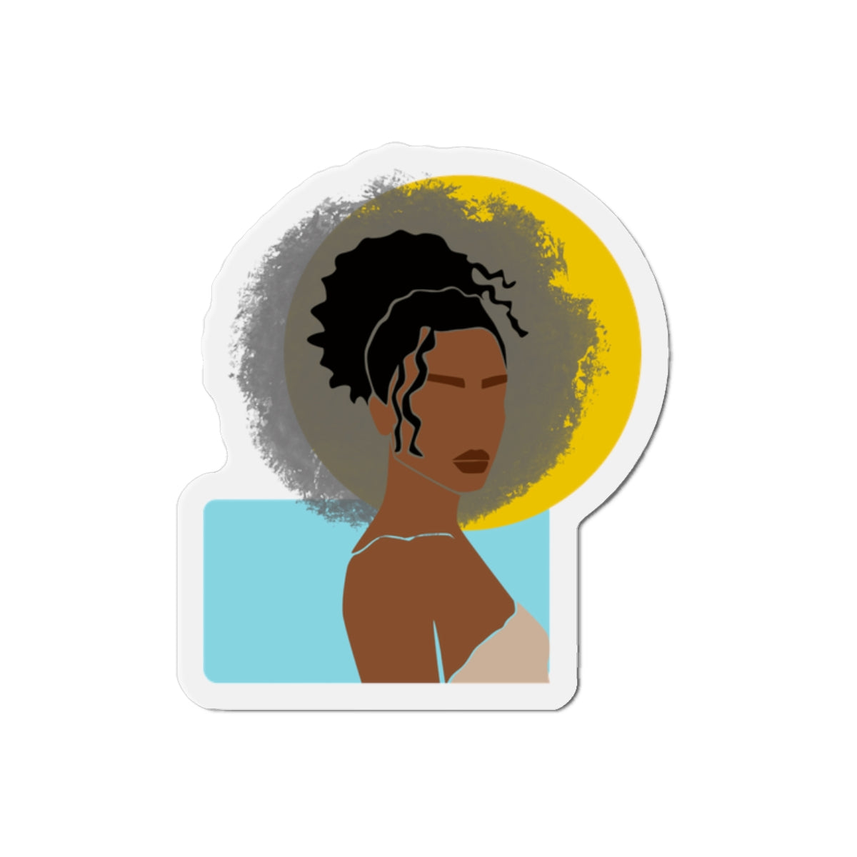 Stylish Black Girl  — Magnet