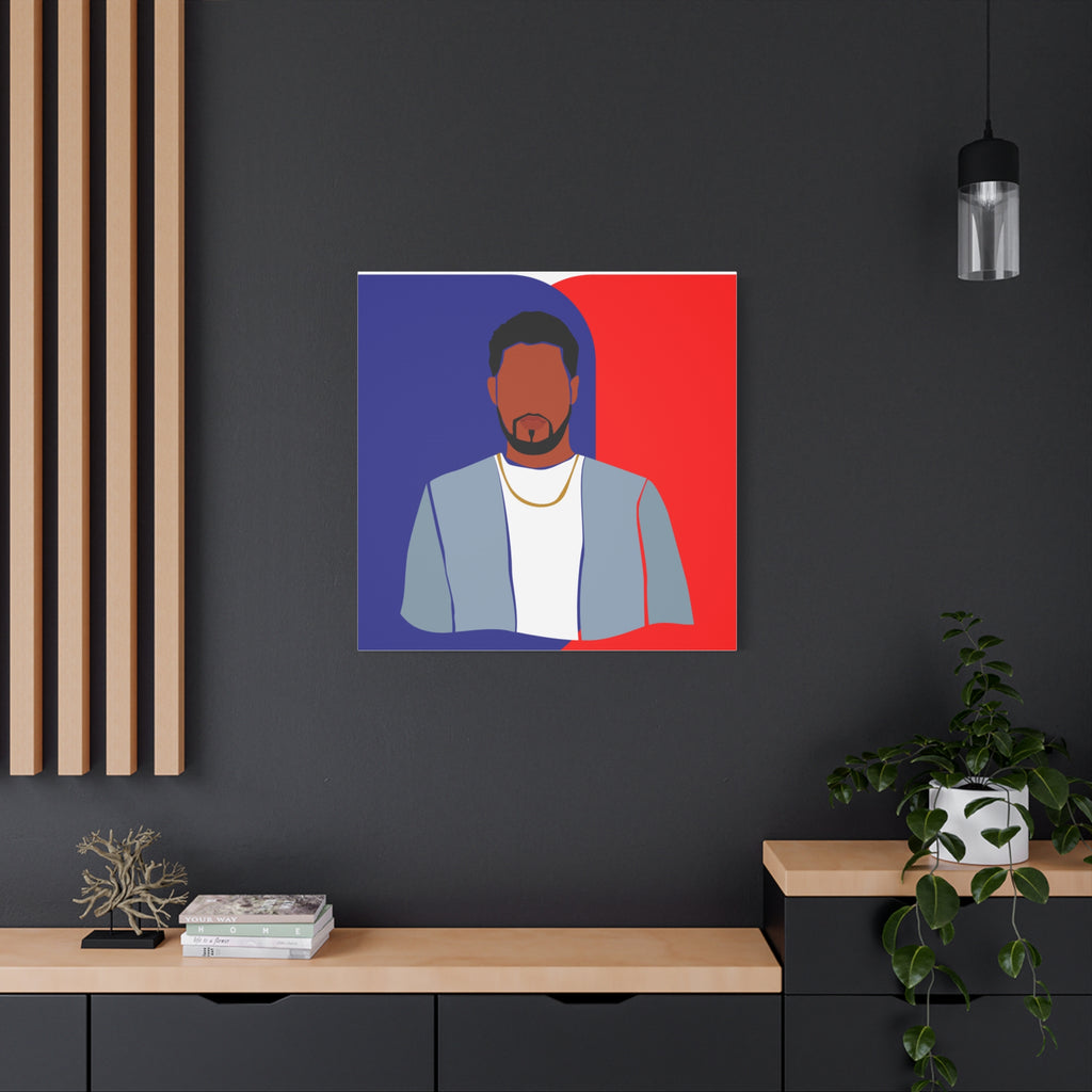Abstract Male Figure - Canvas Art