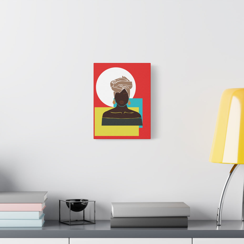 Headwrap Woman — Canvas Art