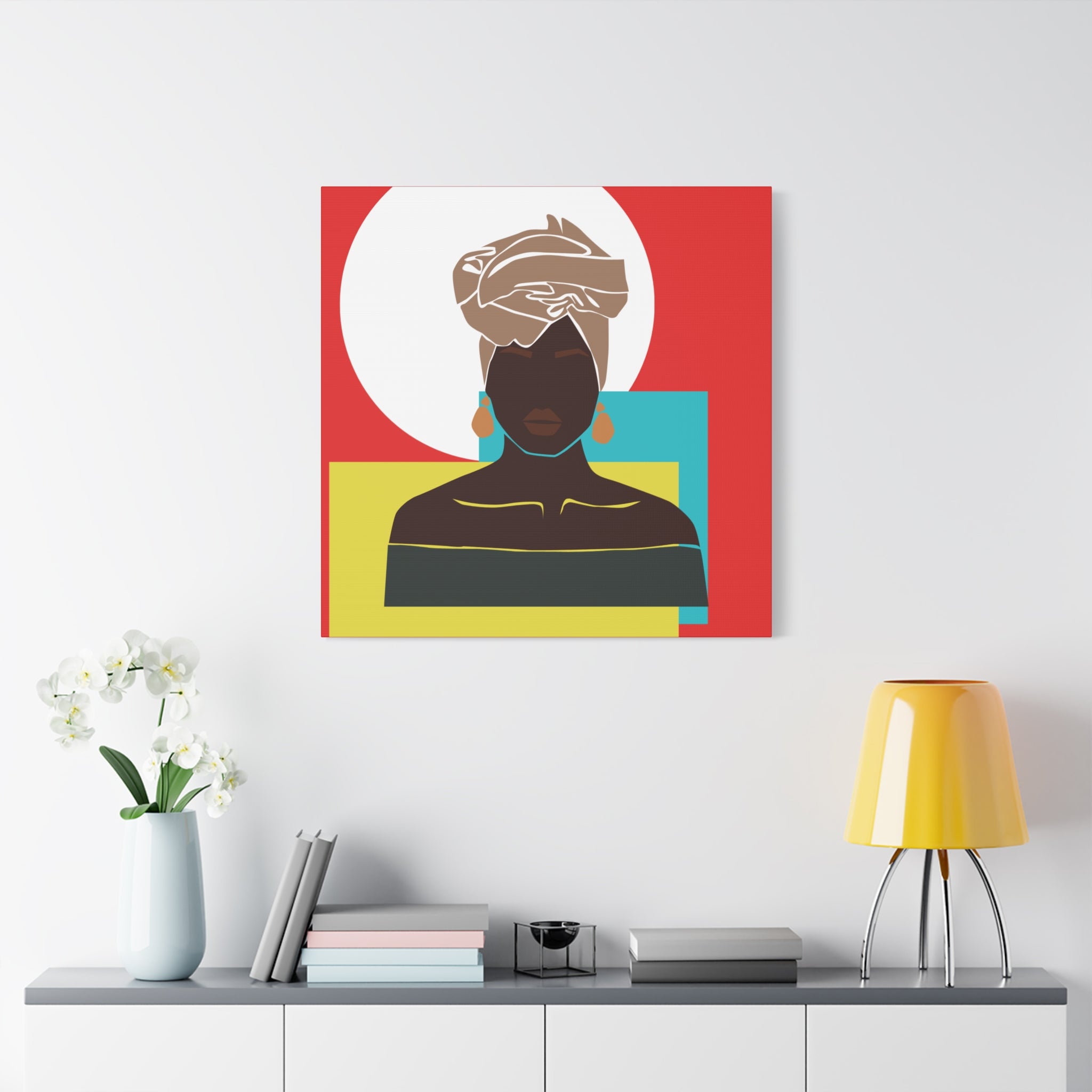 Headwrap Woman — Canvas Art