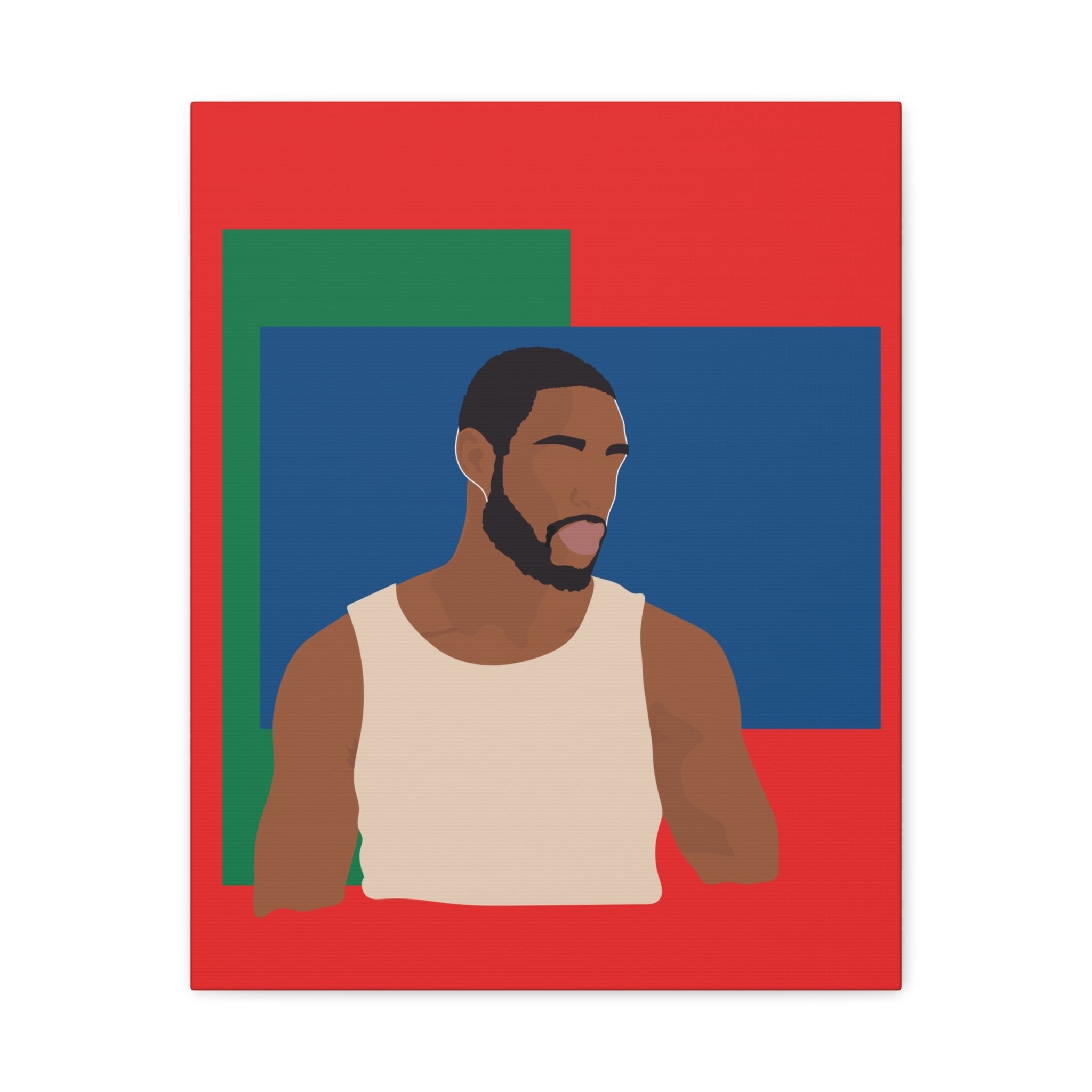 Modern Minimalist Bold Color Block -  Canvas Art