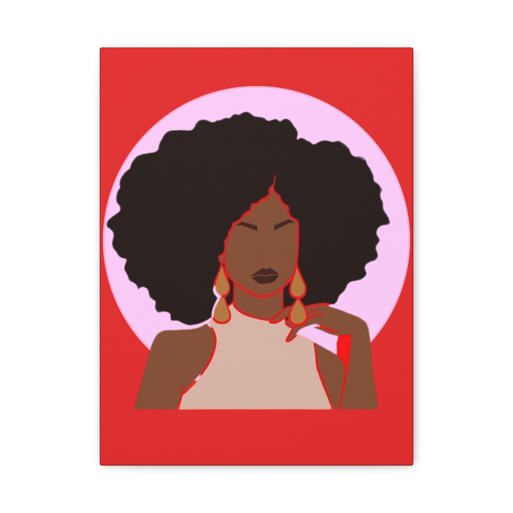 Afro Woman — Art Canvas