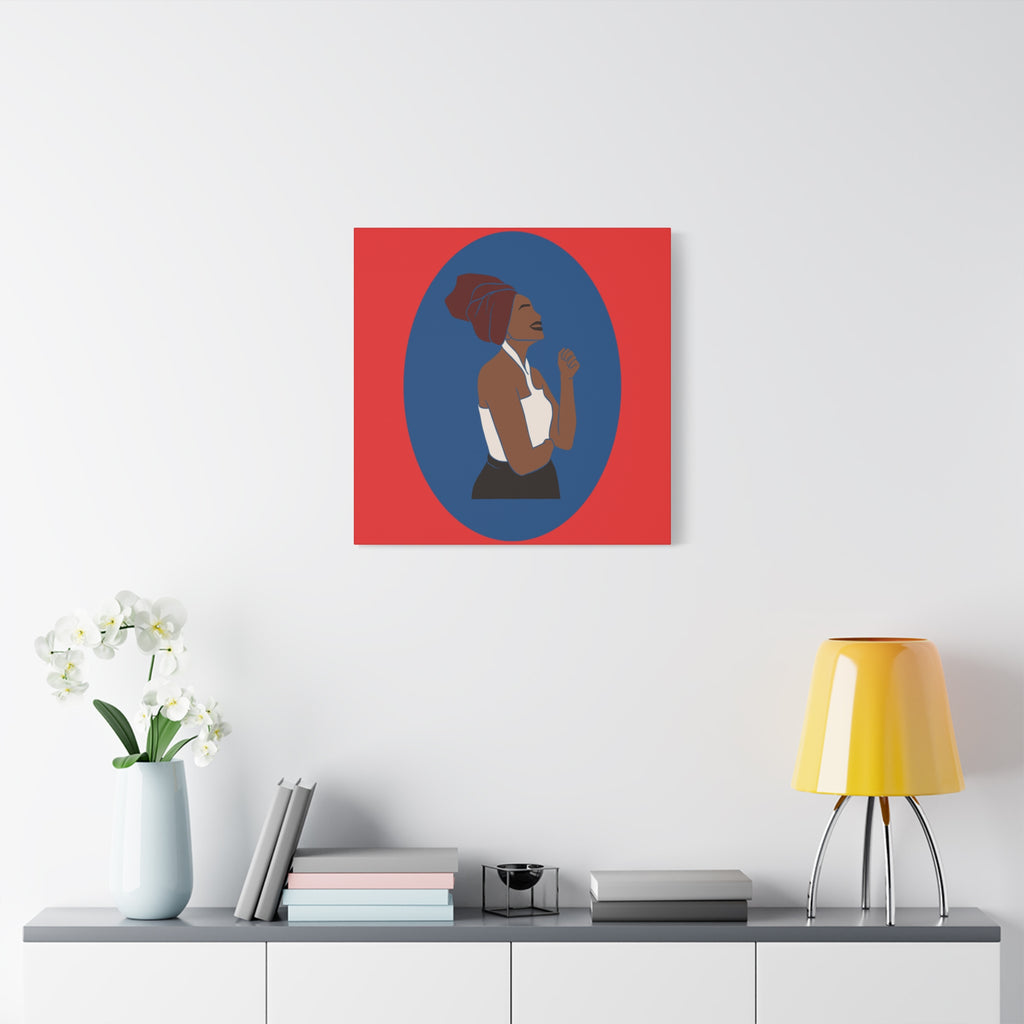 Joyful Woman — Canvas Art