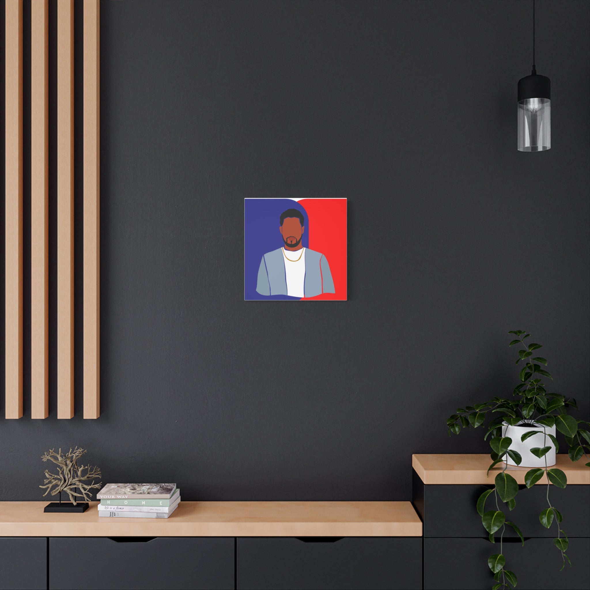 Abstract Male Figure - Canvas Art