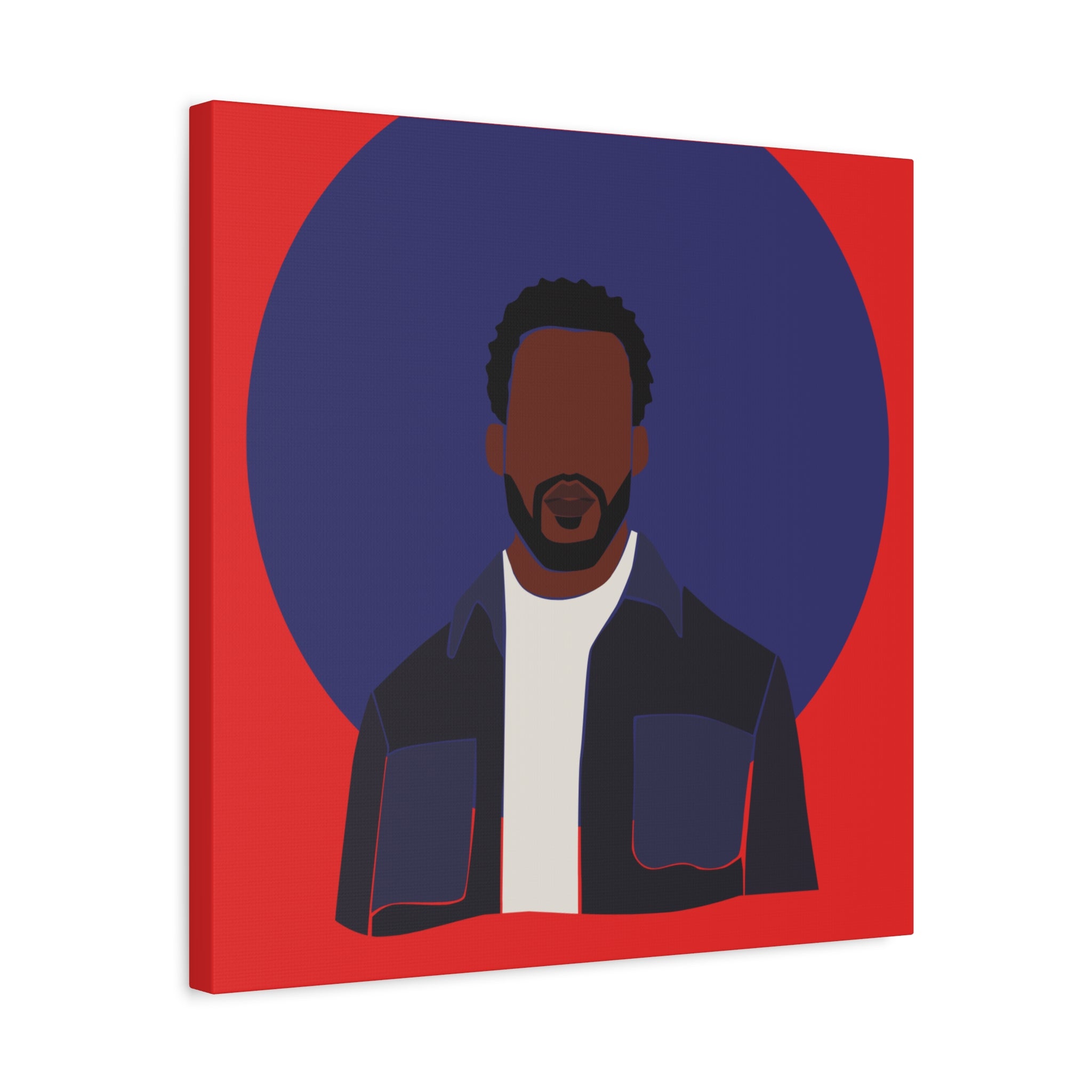 Minimalist Male Abstract — Canvas Art