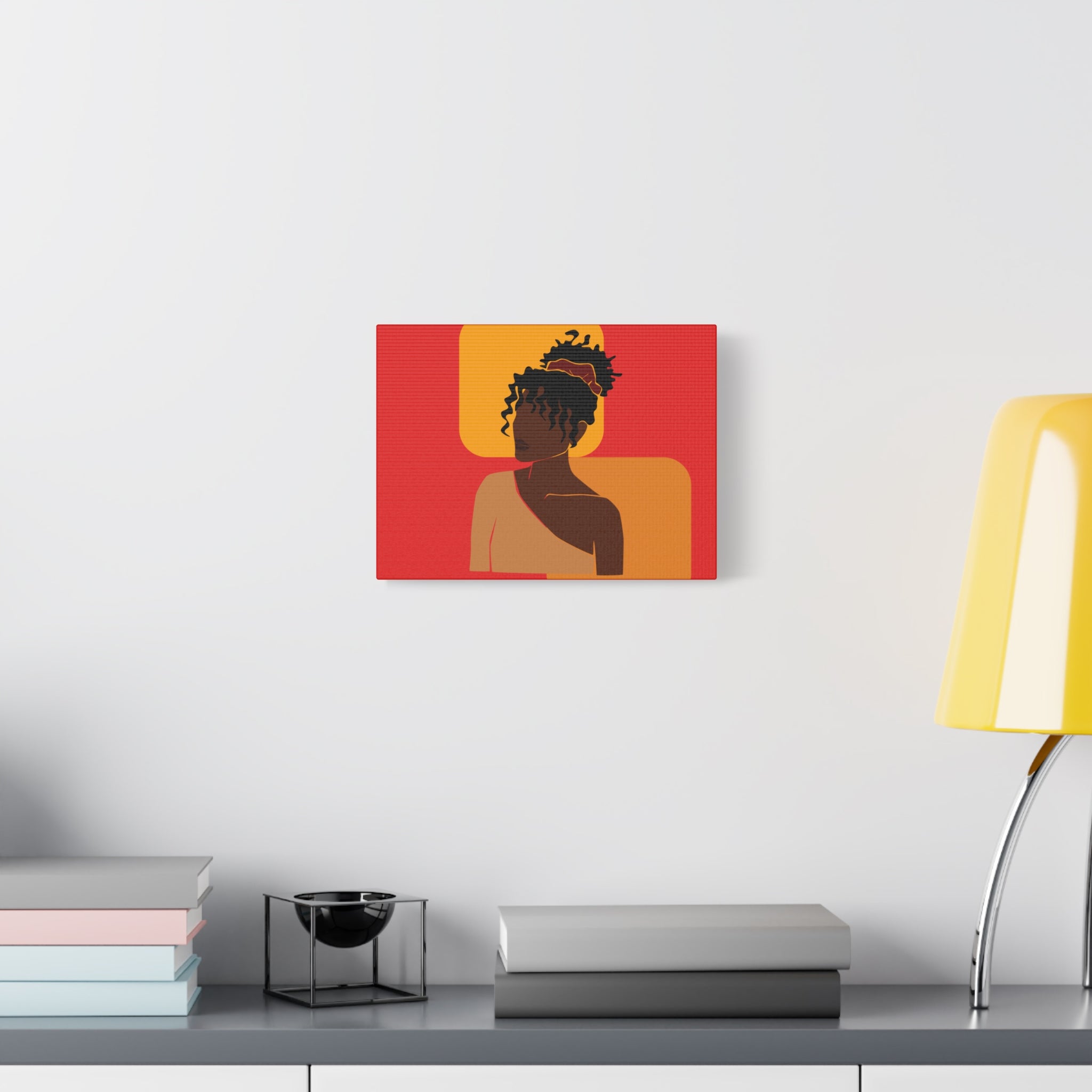 Afrocentric Black Woman - Canvas Art