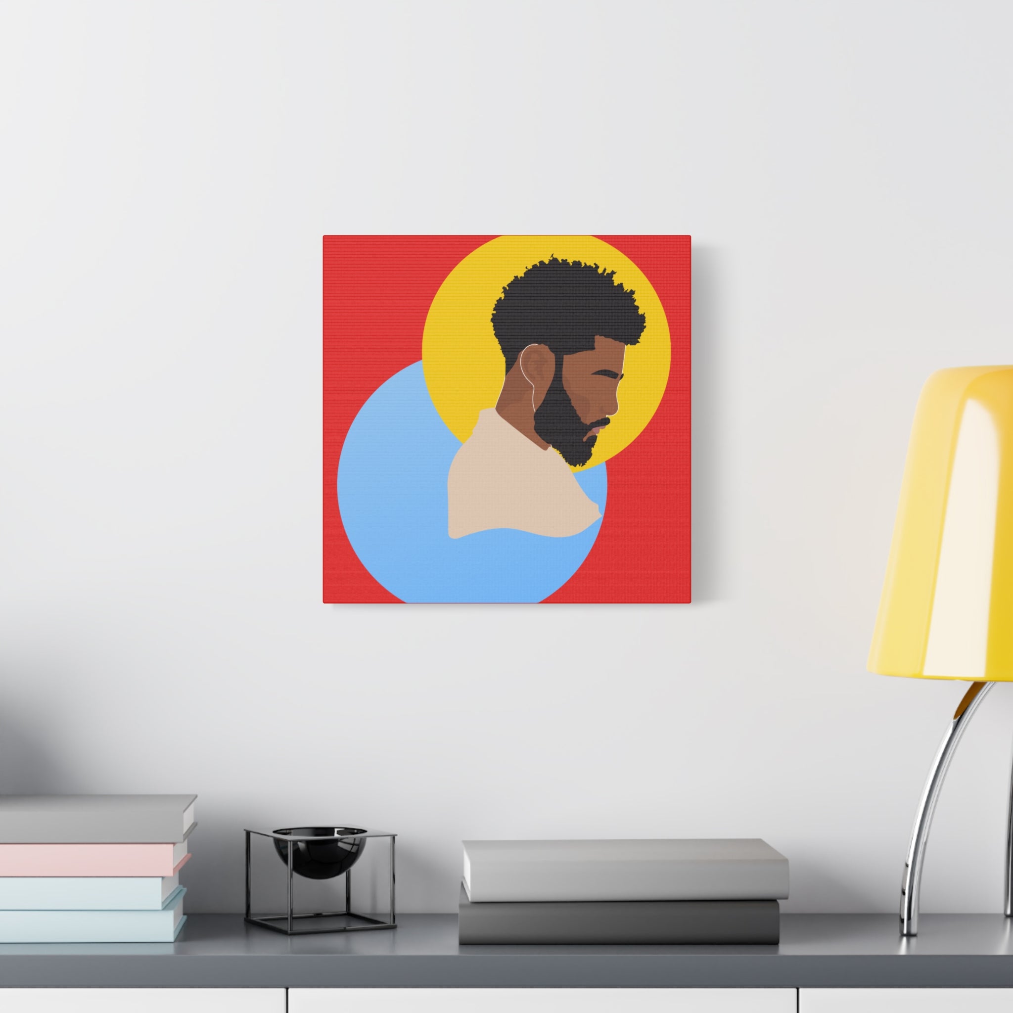 Male Silhouette — Canvas Art