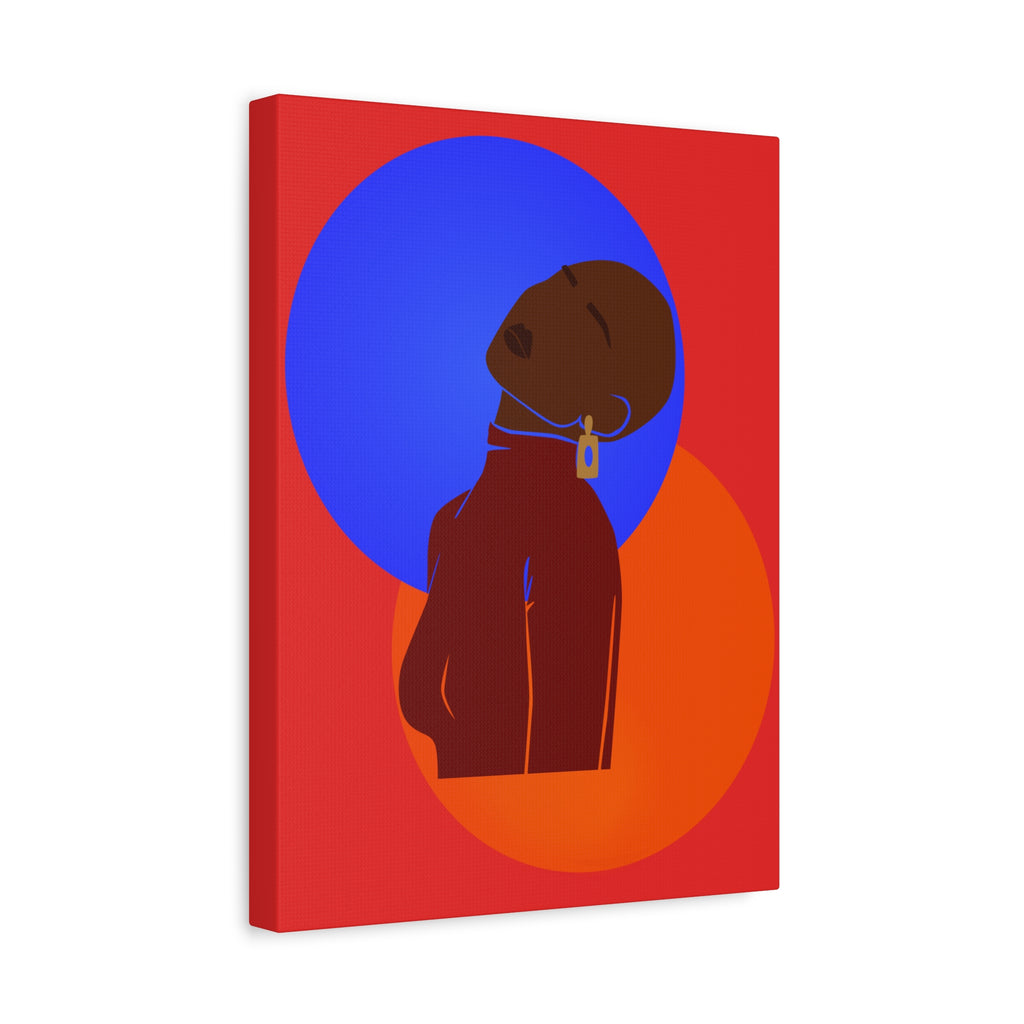 Bold Abstract Woman — Canvas Art