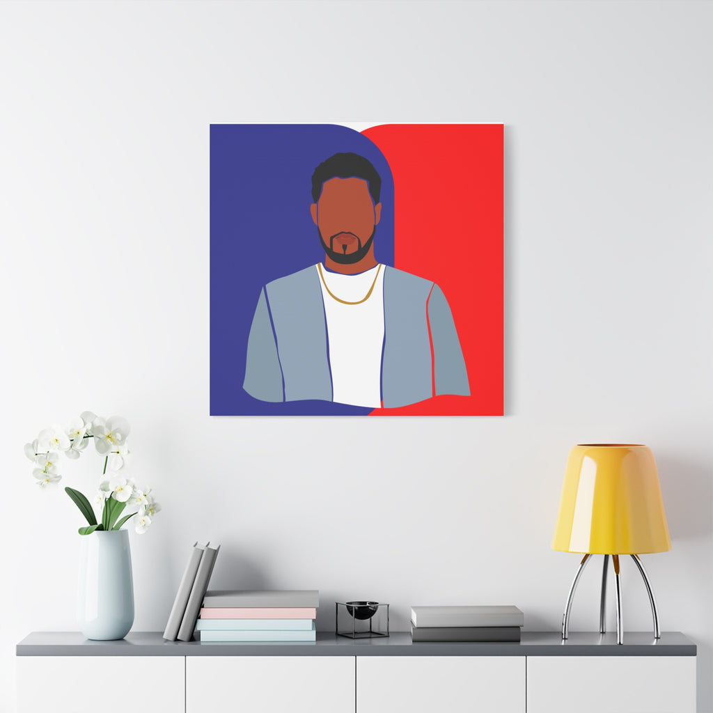 Abstract Male Figure - Canvas Art