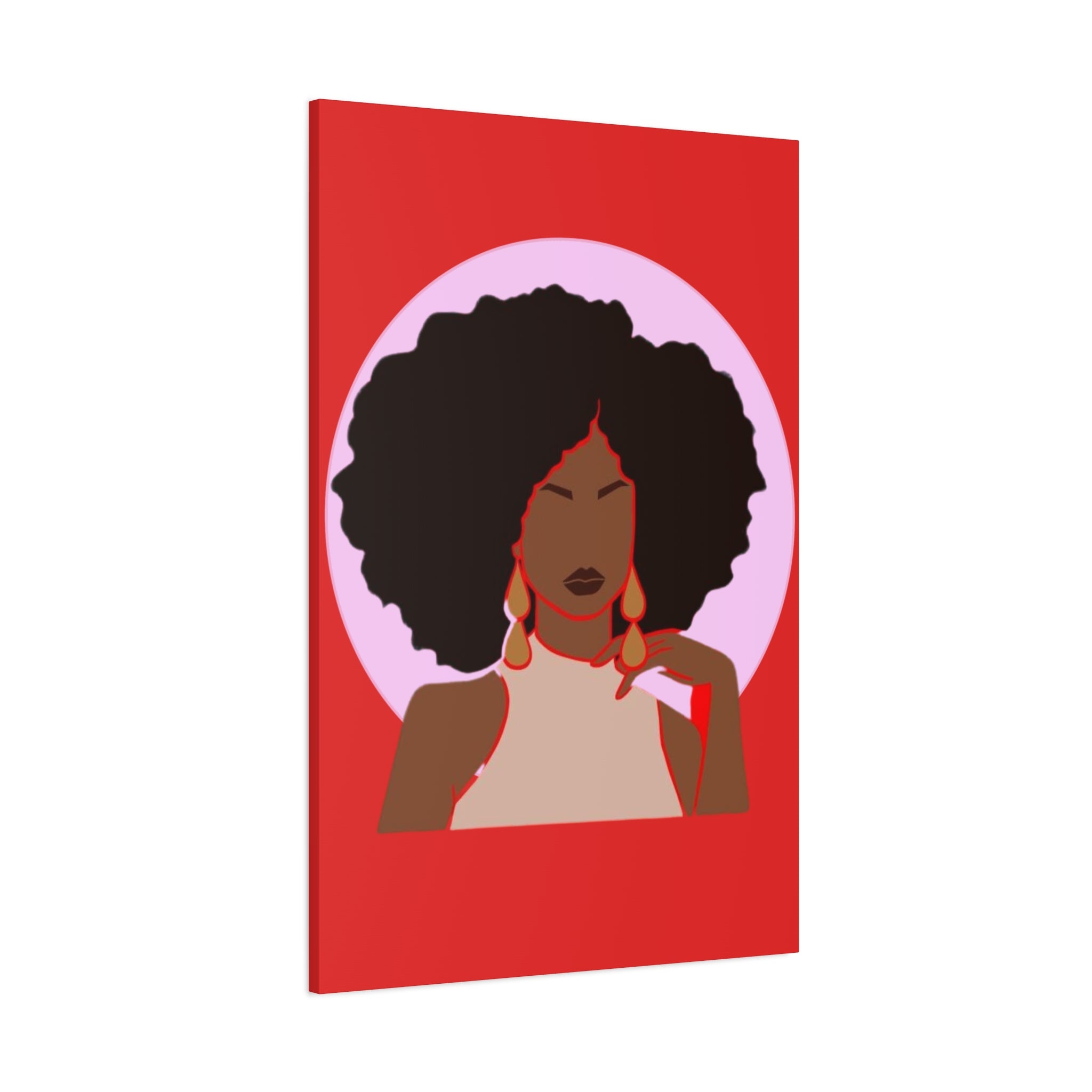 Afro Woman — Art Canvas