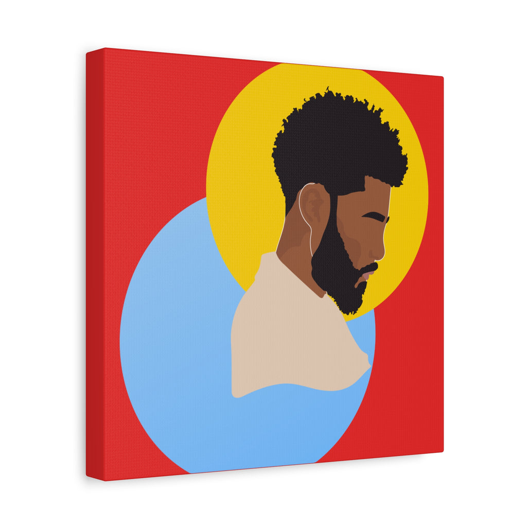 Male Silhouette — Canvas Art
